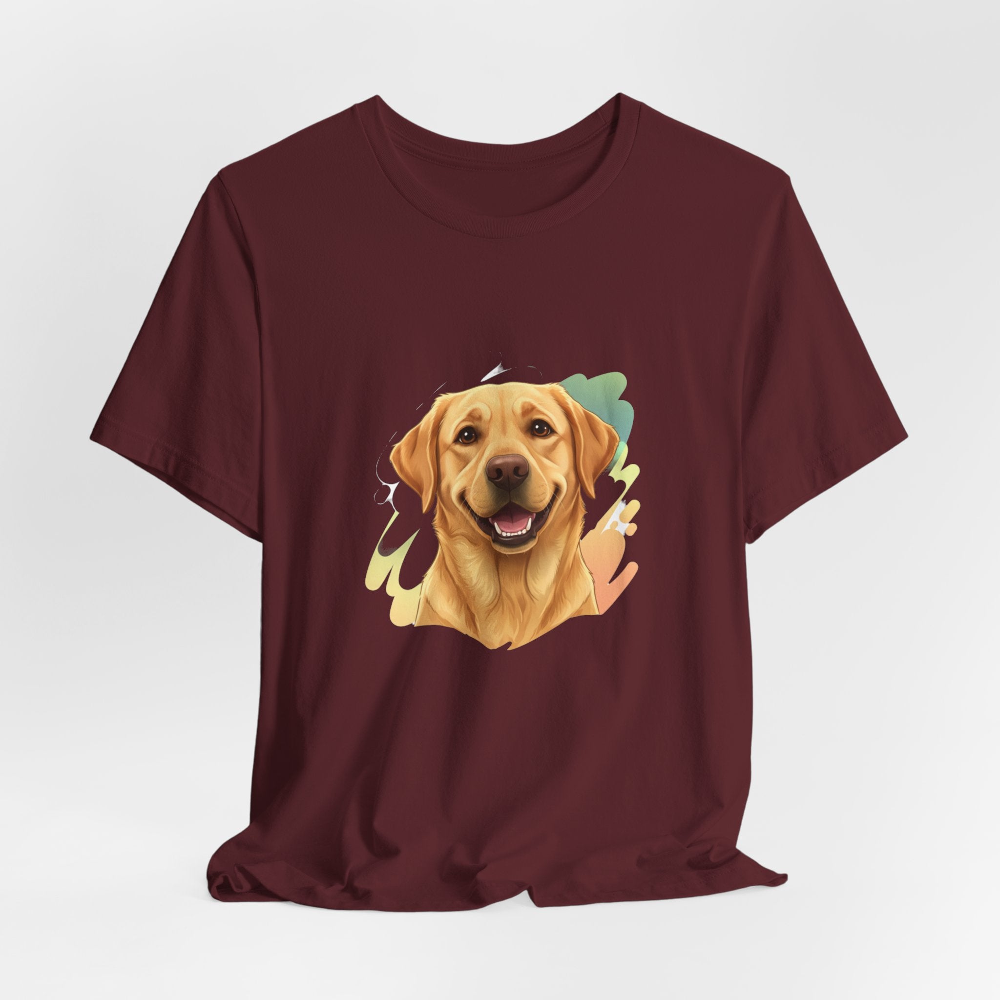 Labrador Retriever Portrait T-Shirt — Cute Dog Face Tee for Pet Lovers