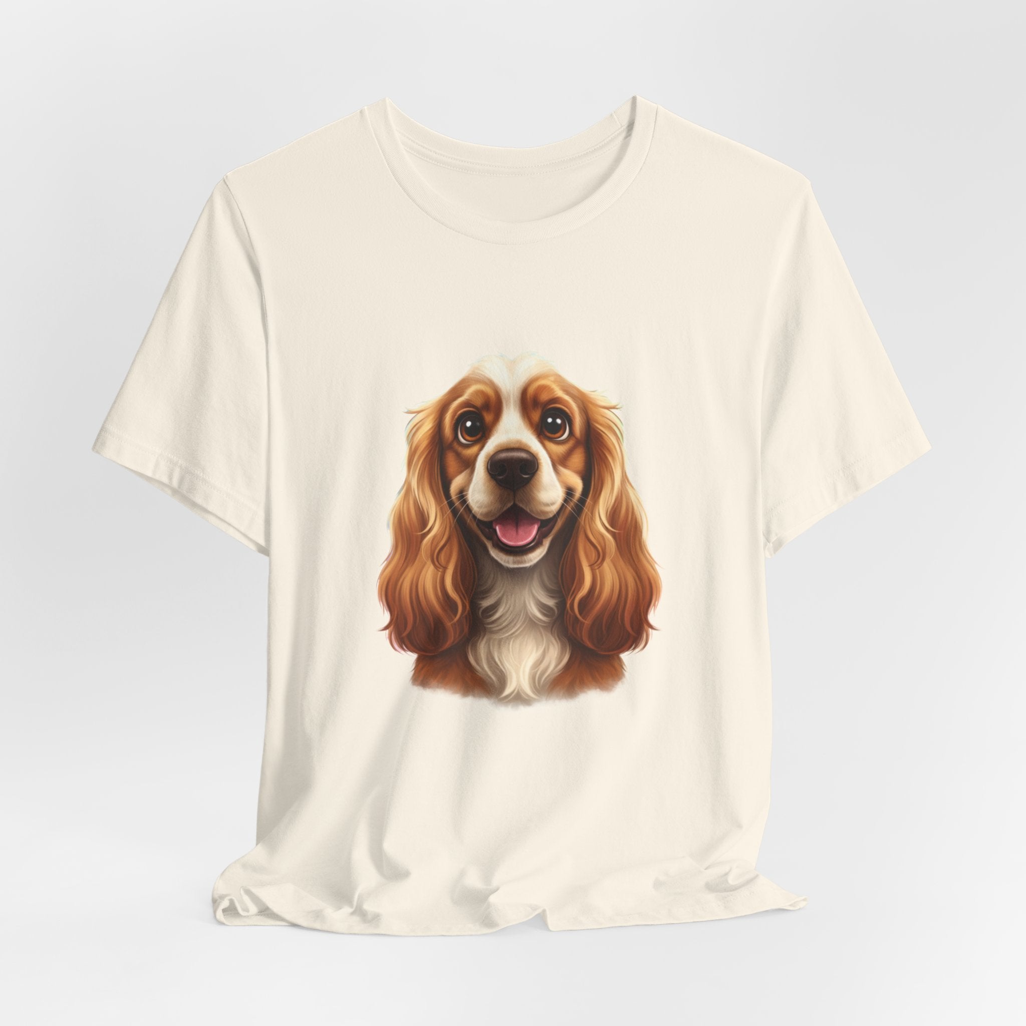 Cavalier King Charles Spaniel Portrait Tee - Cute Dog Lover T-Shirt
