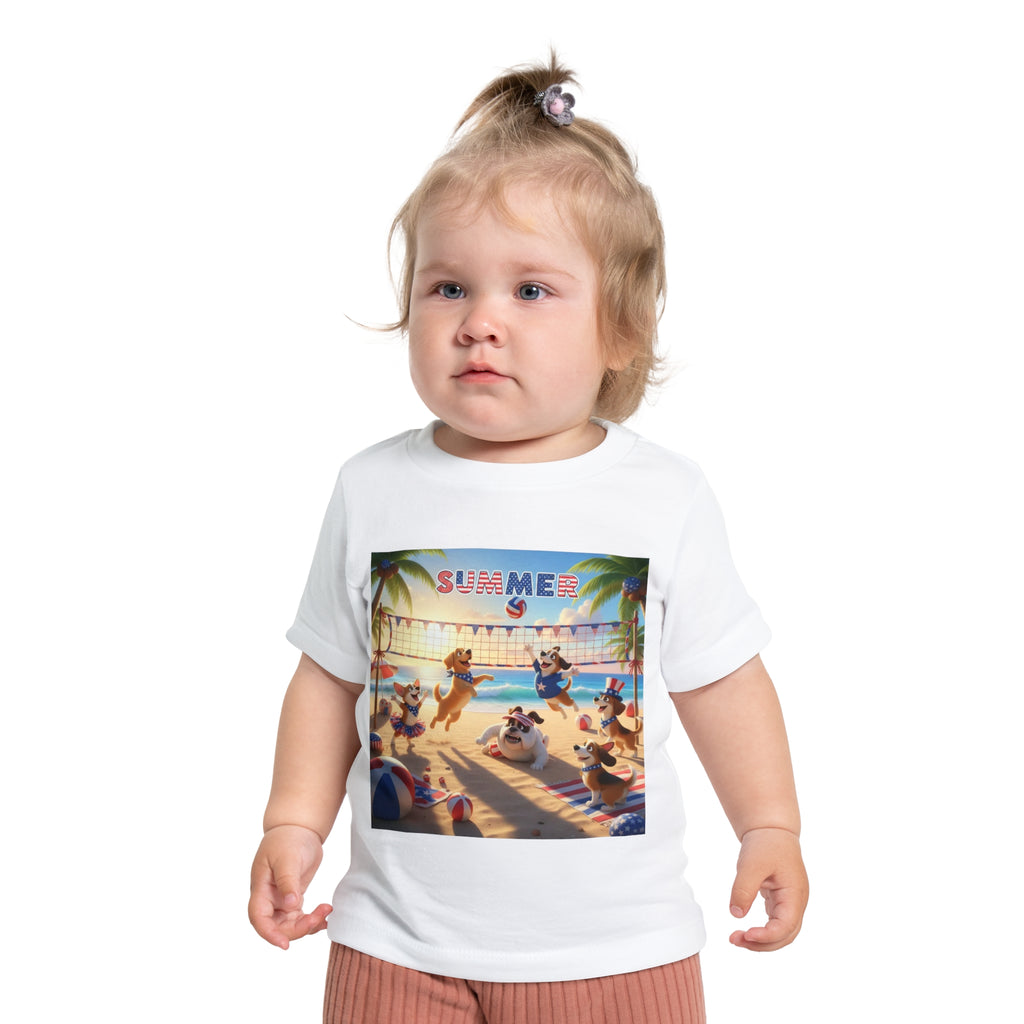 Pups — Beach Volleyball — Baby T-Shirt