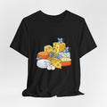Cheese Platter T-Shirt — Cute Mice & Assorted Cheeses Tee