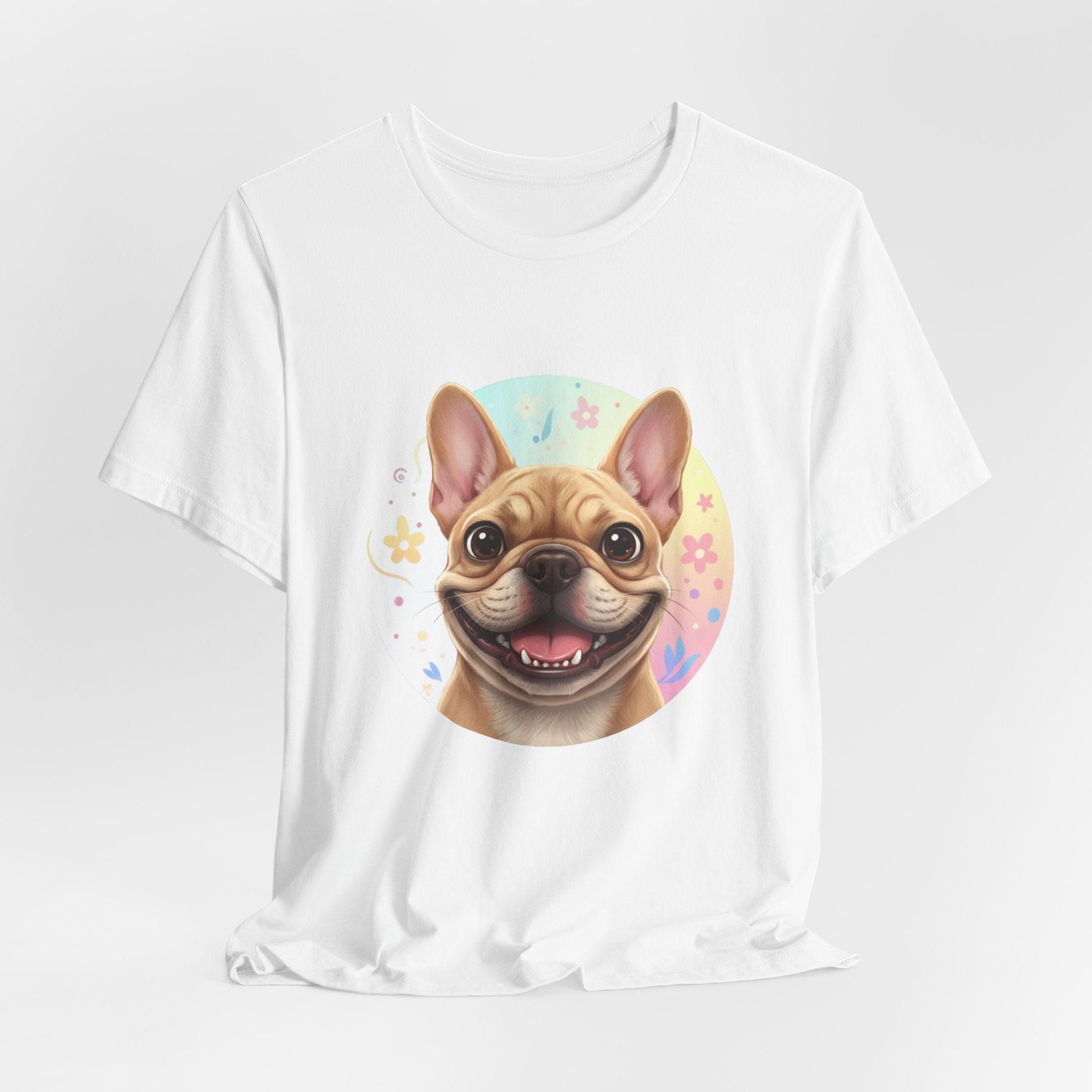 French Bulldog Smile T-Shirt — Cute Happy Dog Graphic Tee