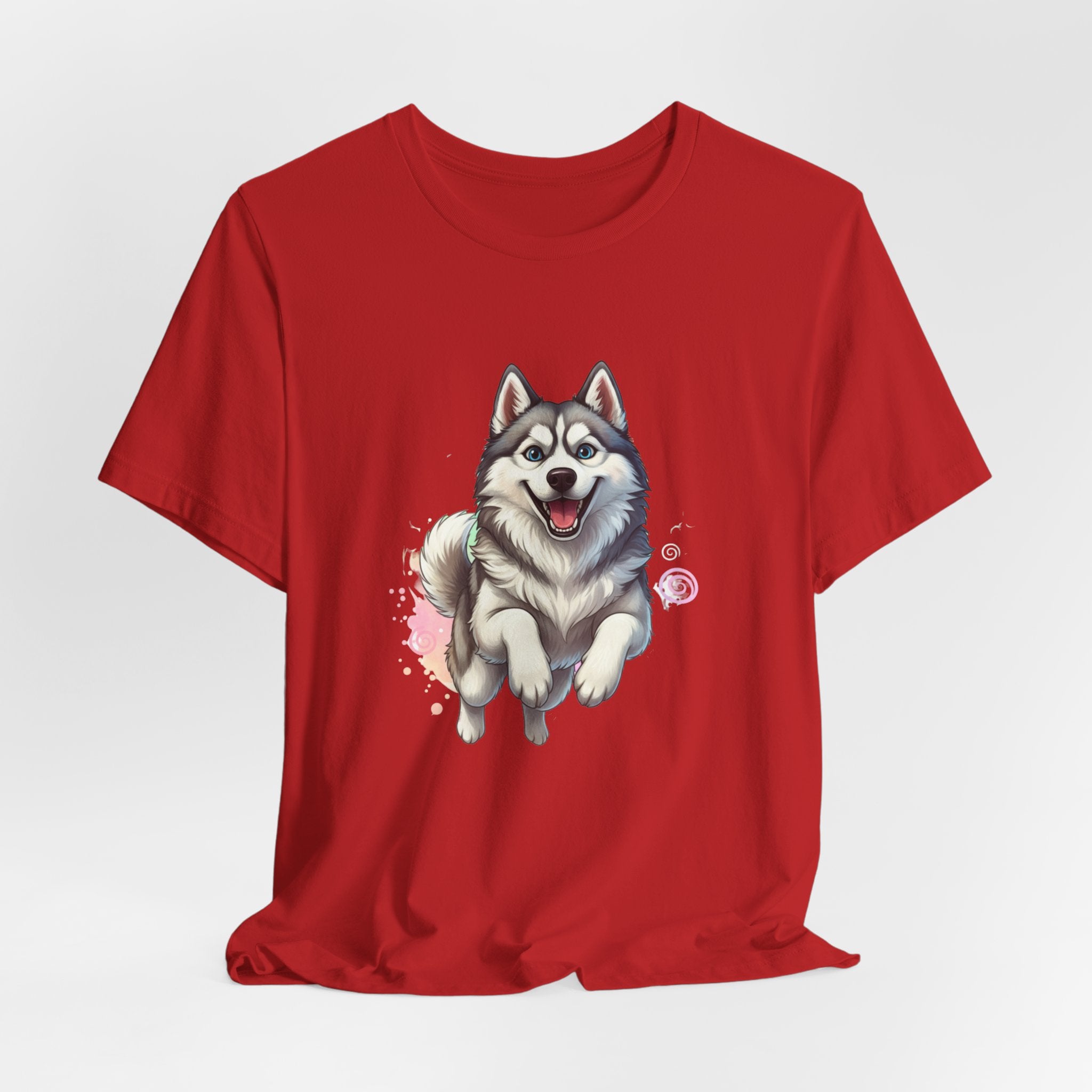 Husky T‑Shirt — Cute Alaskan Malamute Dog Tee