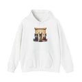 Cat Trio Hoodie —  Kittens Patriotic Graphic Pullover
