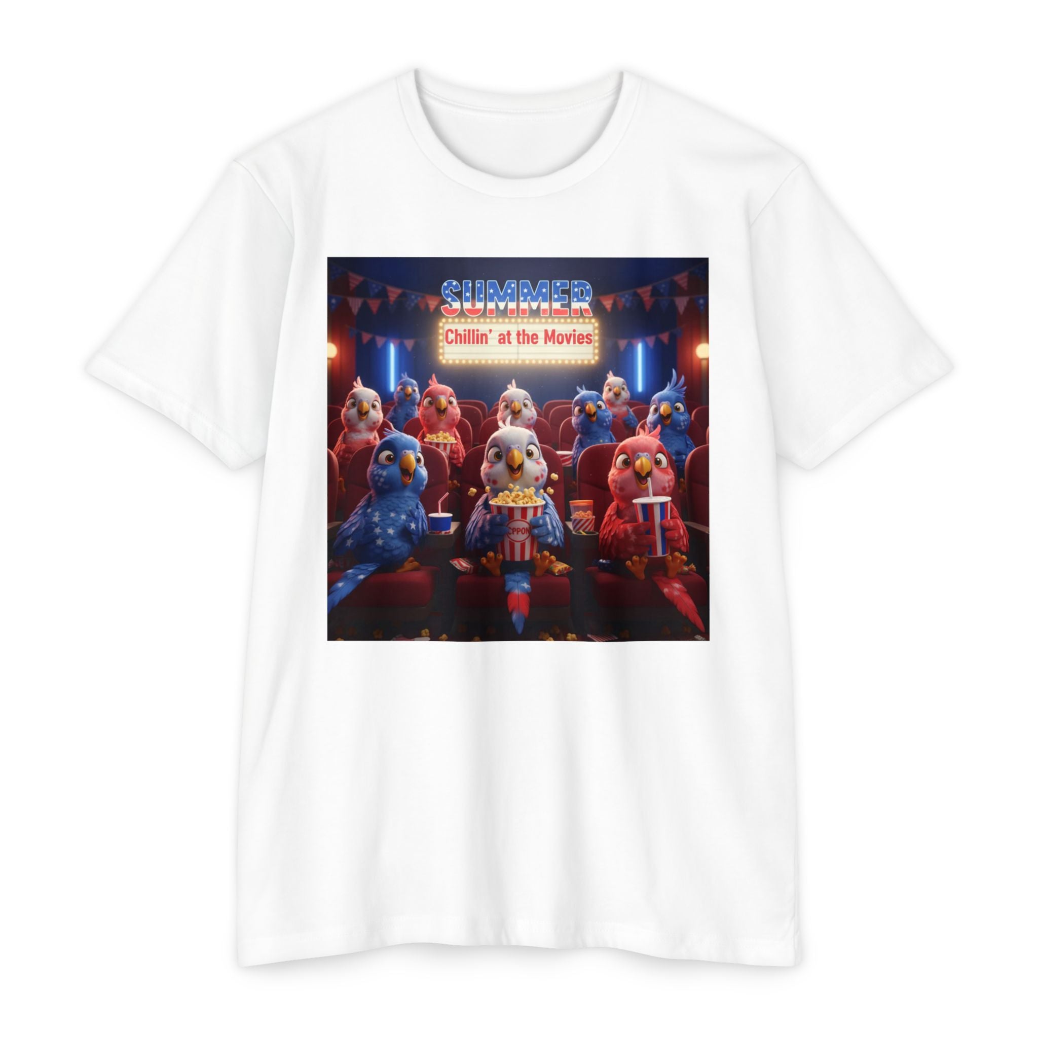 Tweets Birds Movie Theater T-Shirt