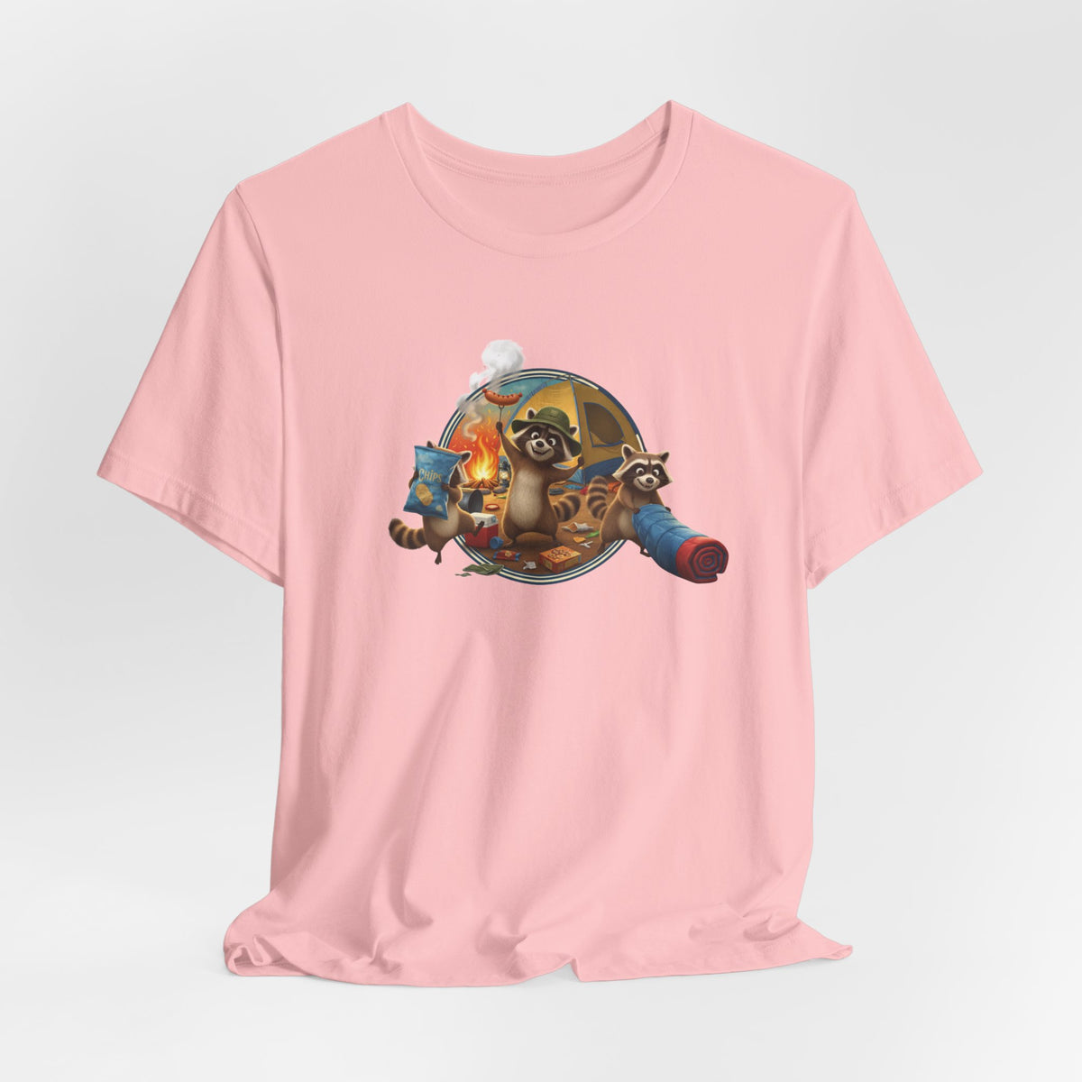Raccoon Raiding the Camp Graphic Tee