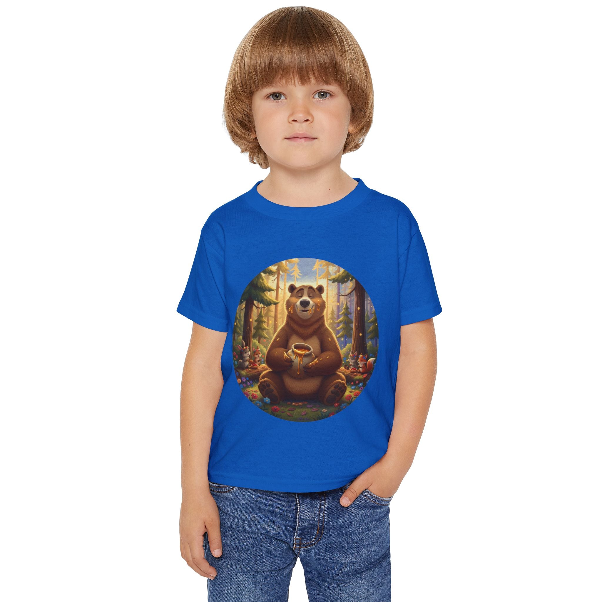 Hulabuloo — Bear — Forest Party Toddler T-Shirt