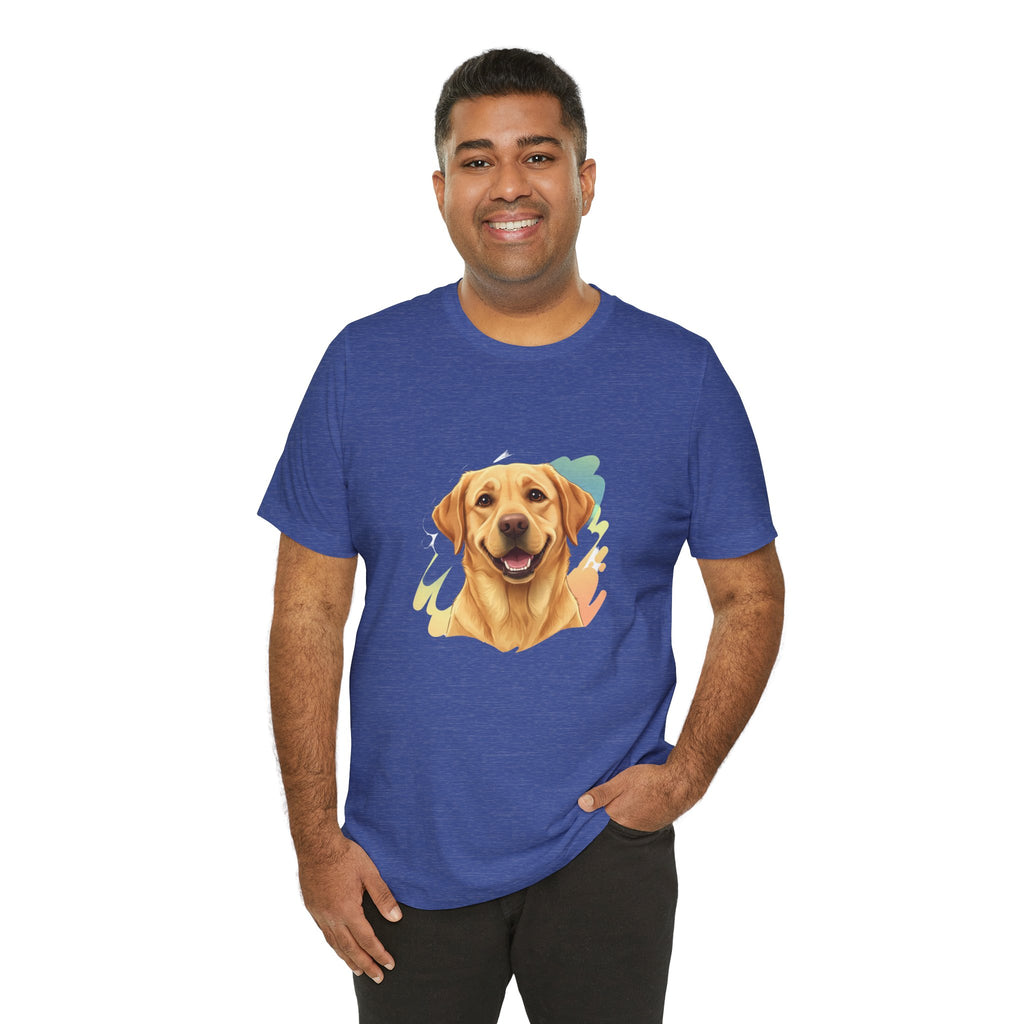 Labrador Retriever Portrait T-Shirt — Cute Dog Face Tee for Pet Lovers