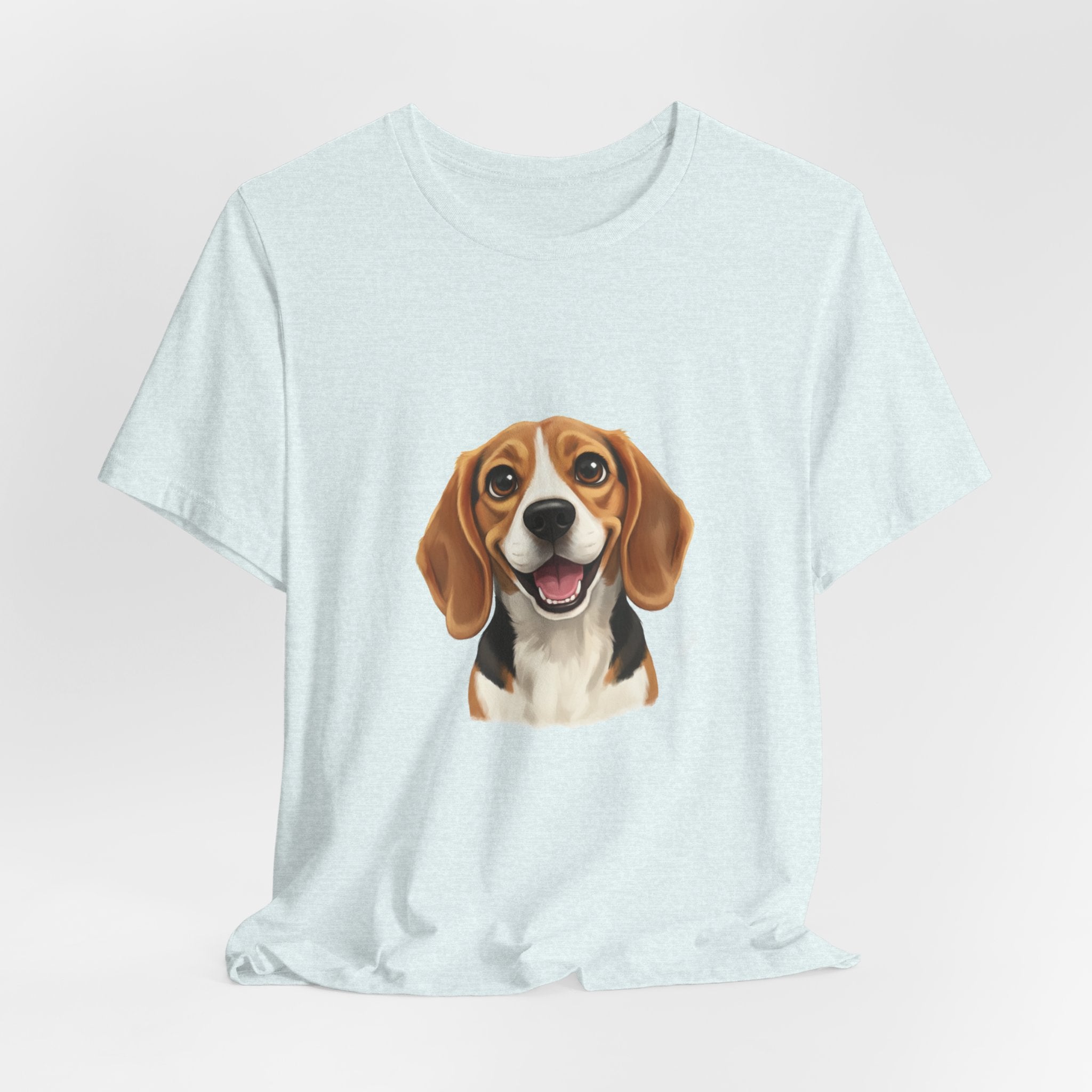 Beagle Portrait T‑Shirt — Cute Happy Dog Tee for Pet Lovers