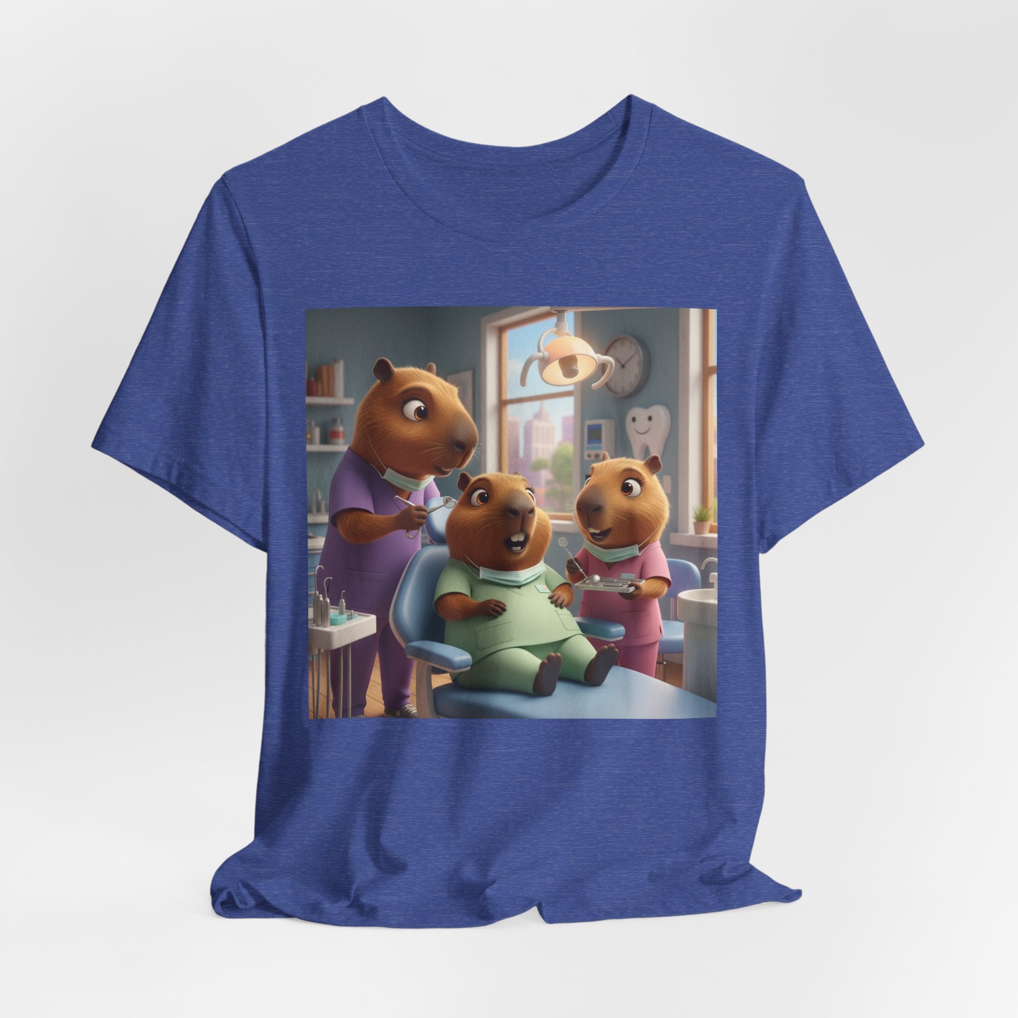 Capybara Dentist Scene T‑Shirt