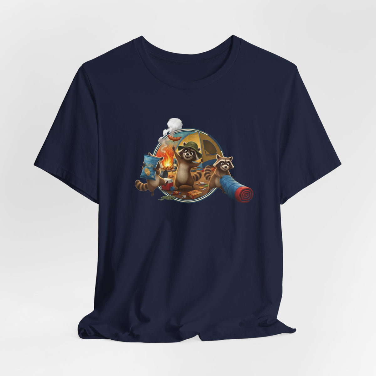 Raccoon Raiding the Camp Graphic Tee