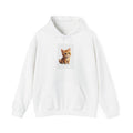 Cute Ginger Kitten Hoodie — Adorable Cat Illustration Pullover