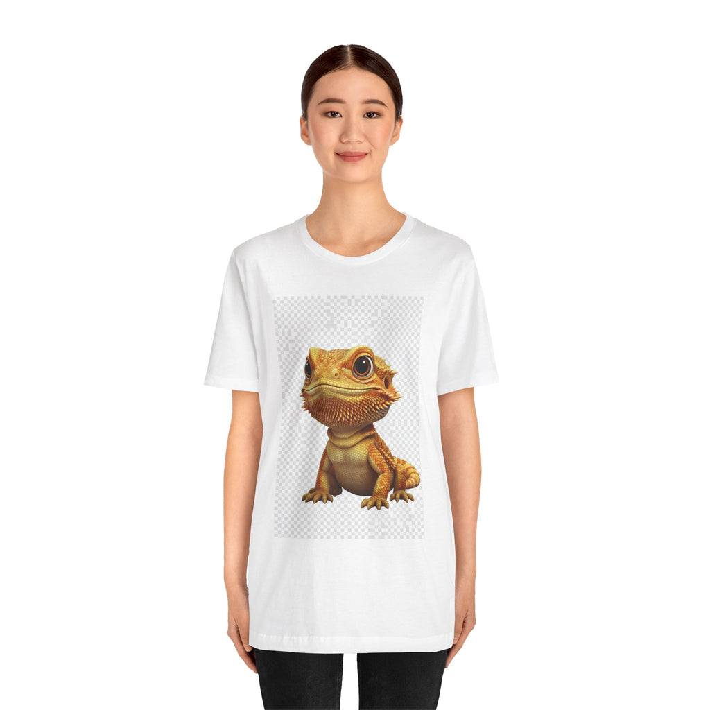 Bearded Dragon Graphic Tee — Cute Reptile Illustration T-Shirt