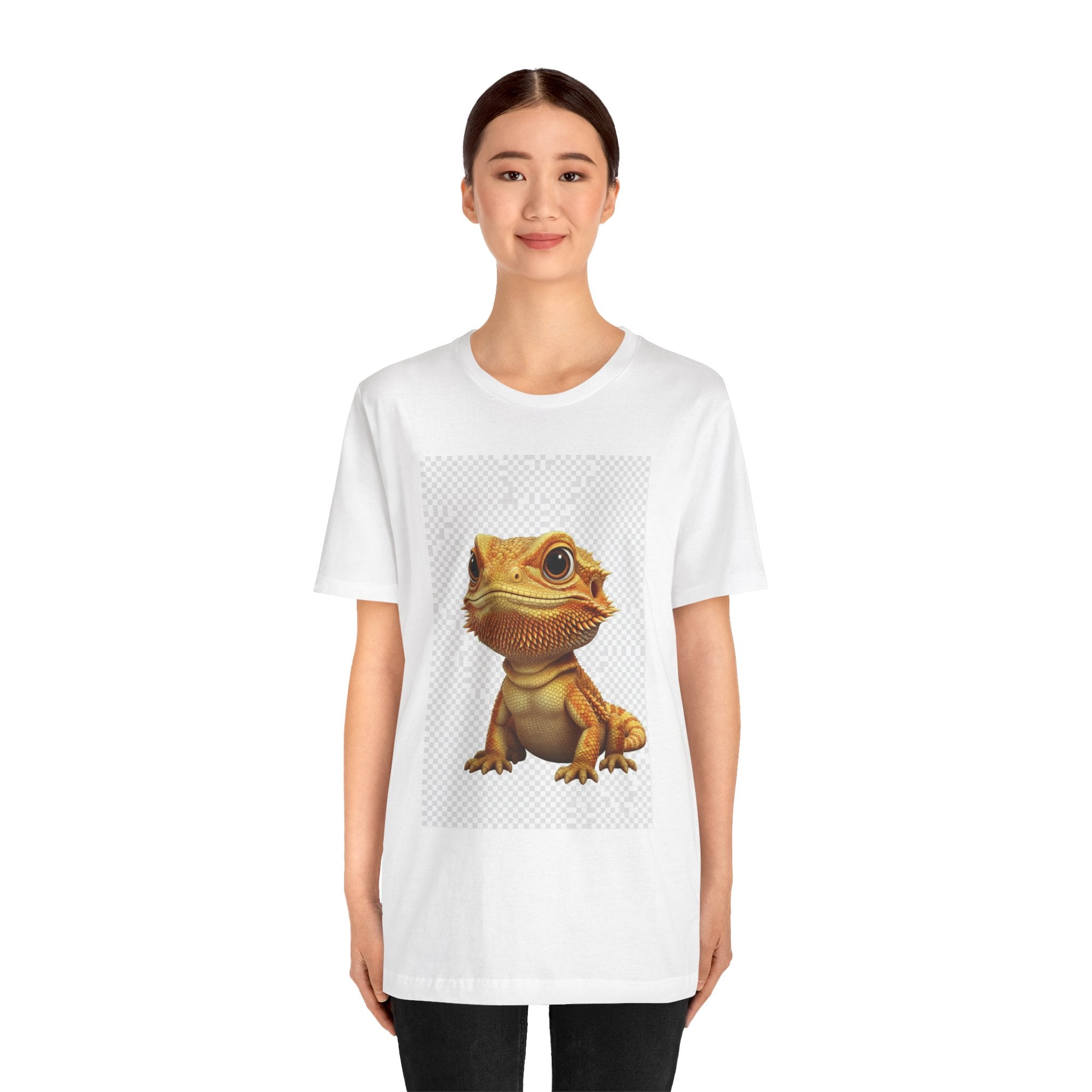 Bearded Dragon Graphic Tee — Cute Reptile Illustration T-Shirt