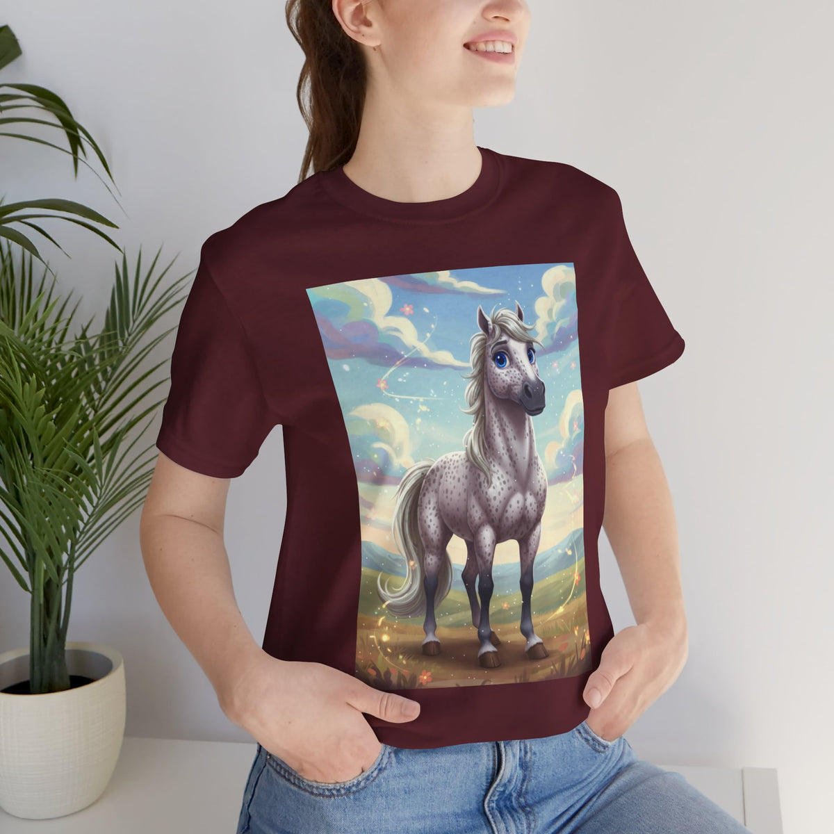 Horse — Kiger Mustang — Dapple Grey — T-Shirt