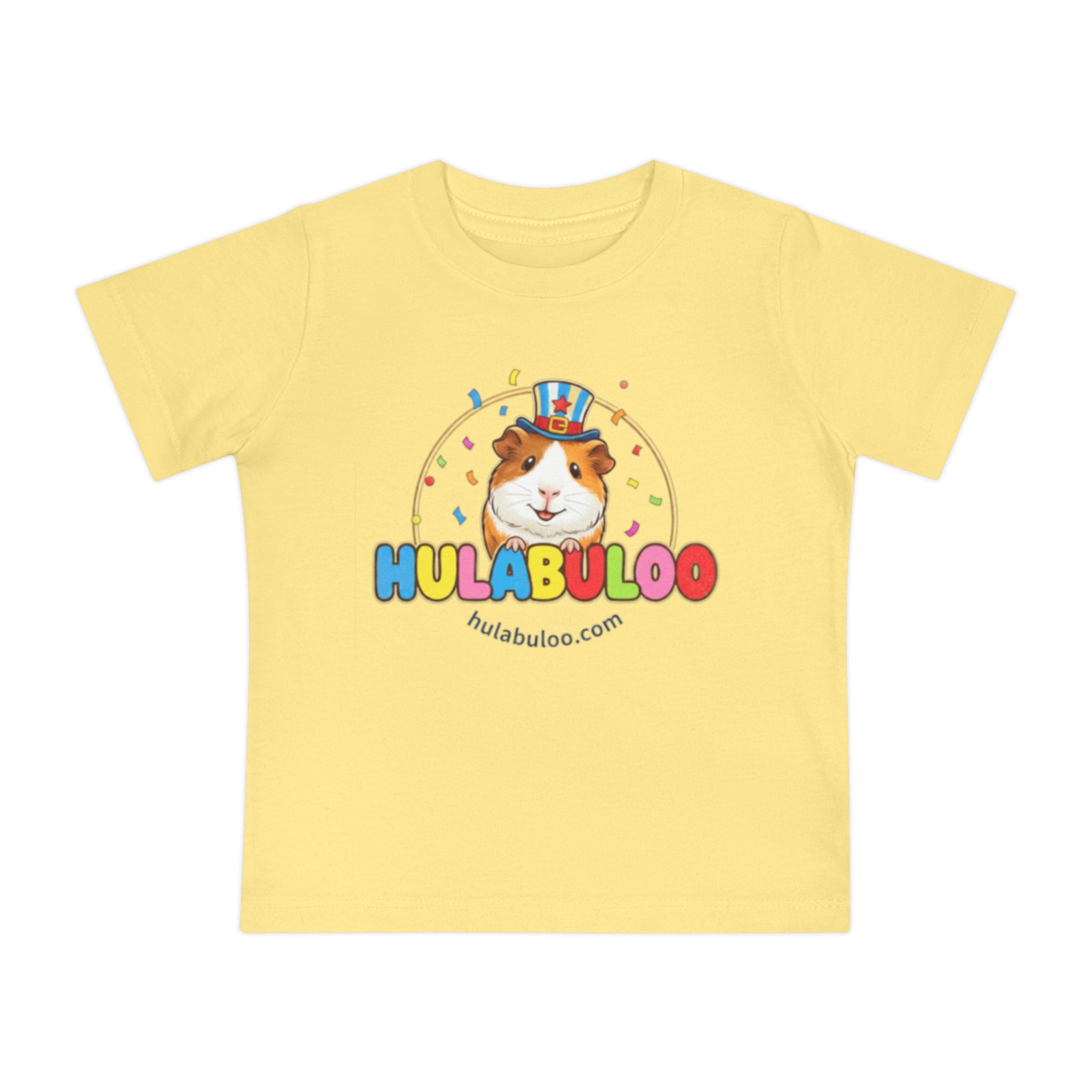Baby T-Shirt — Colorful Cute 'HULABULOO' Chester Graphic Tee