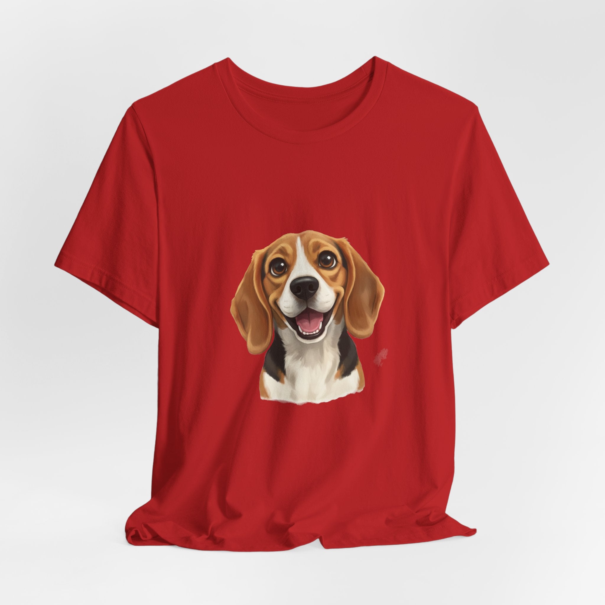 Beagle Portrait T‑Shirt — Cute Happy Dog Tee for Pet Lovers