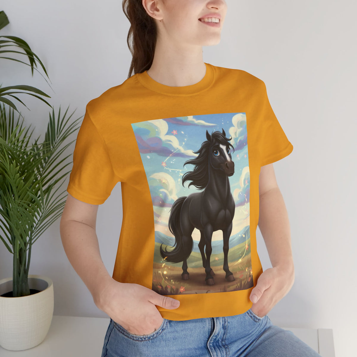 Horse — Kiger Mustang — Jet Black — T-Shirt