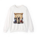 Patriotic Cats 'We the People' Crewneck Sweatshirt