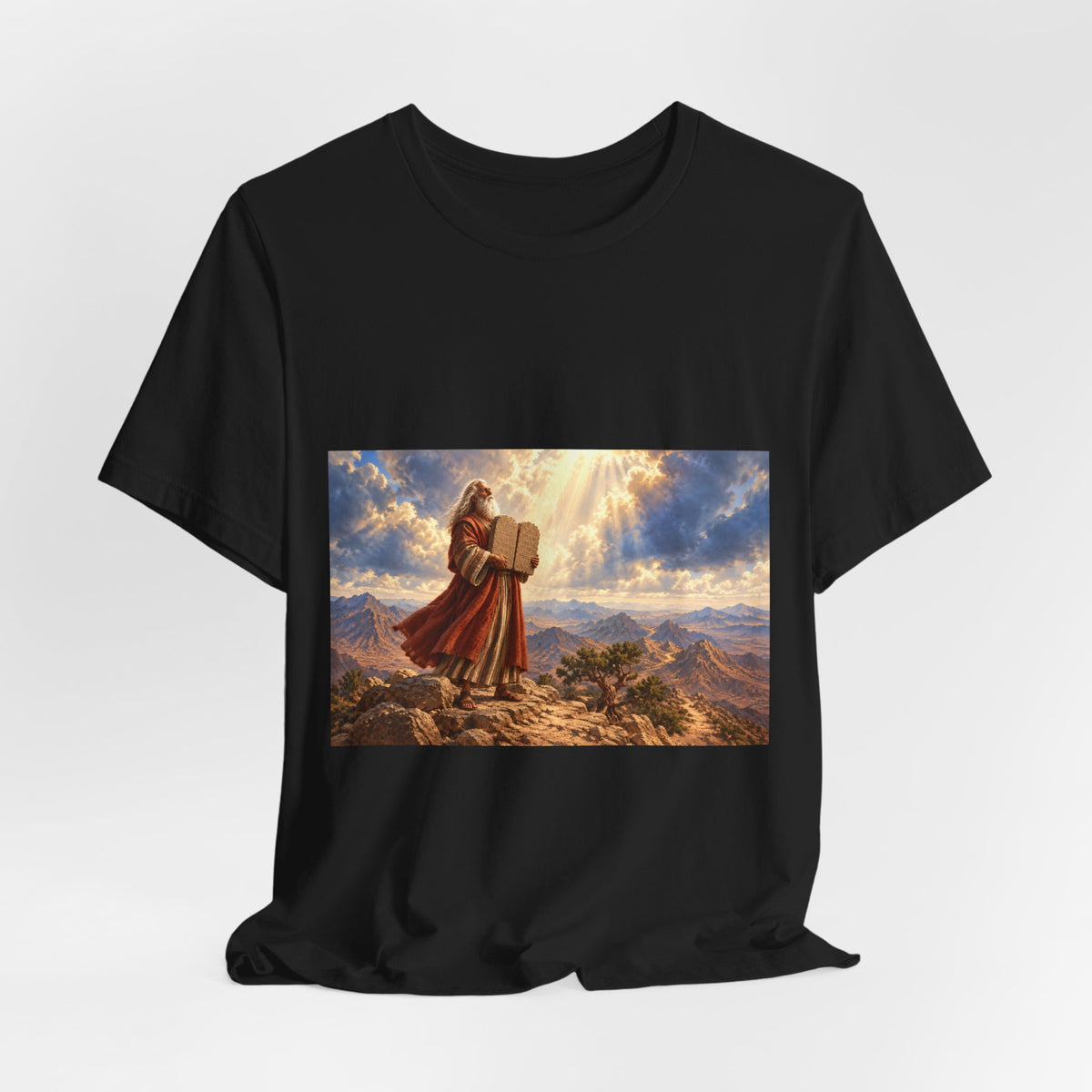 Hulabuloo — Moses Ten Commandments — Bible T-Shirt