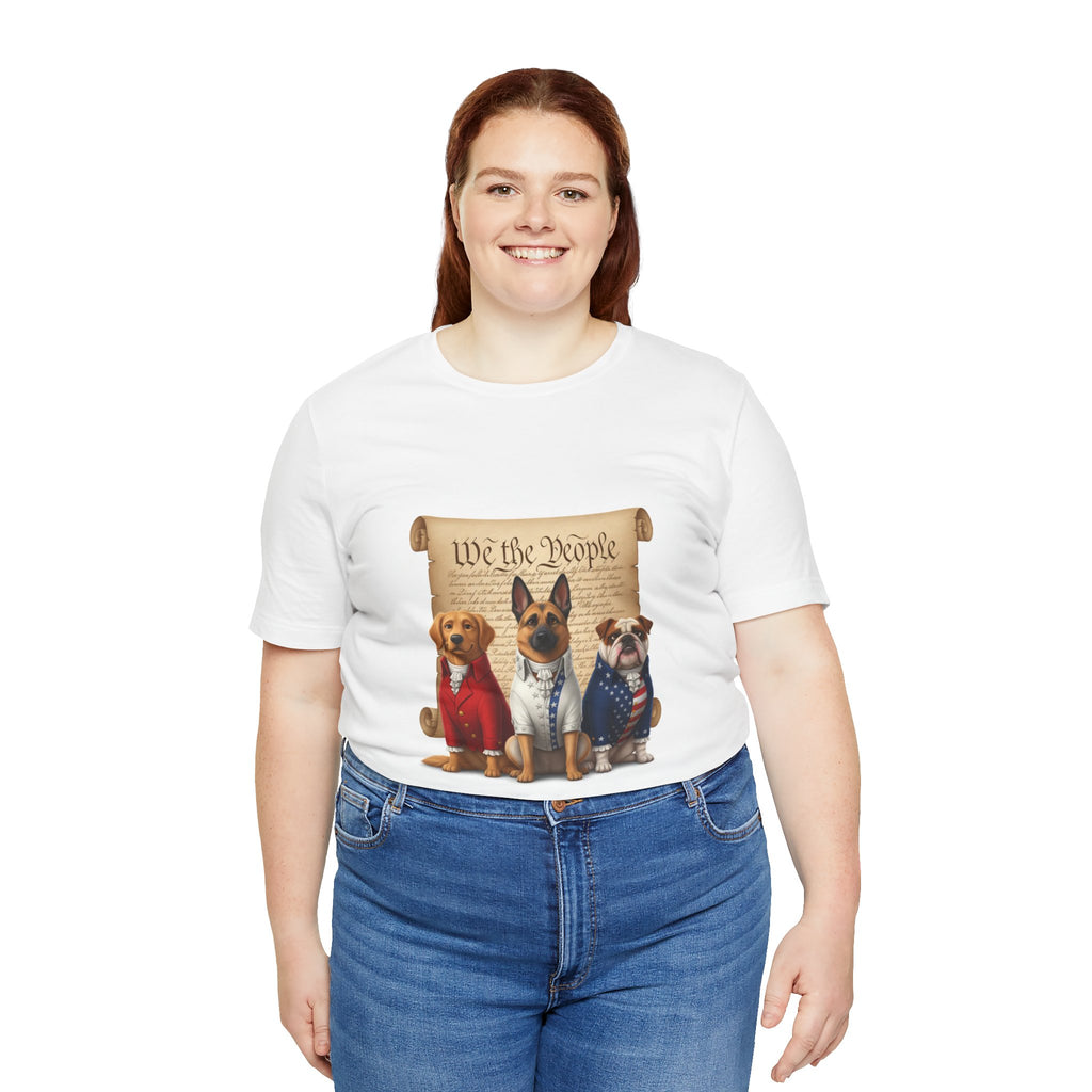 Patriotic 'We the People' Dogs Tee