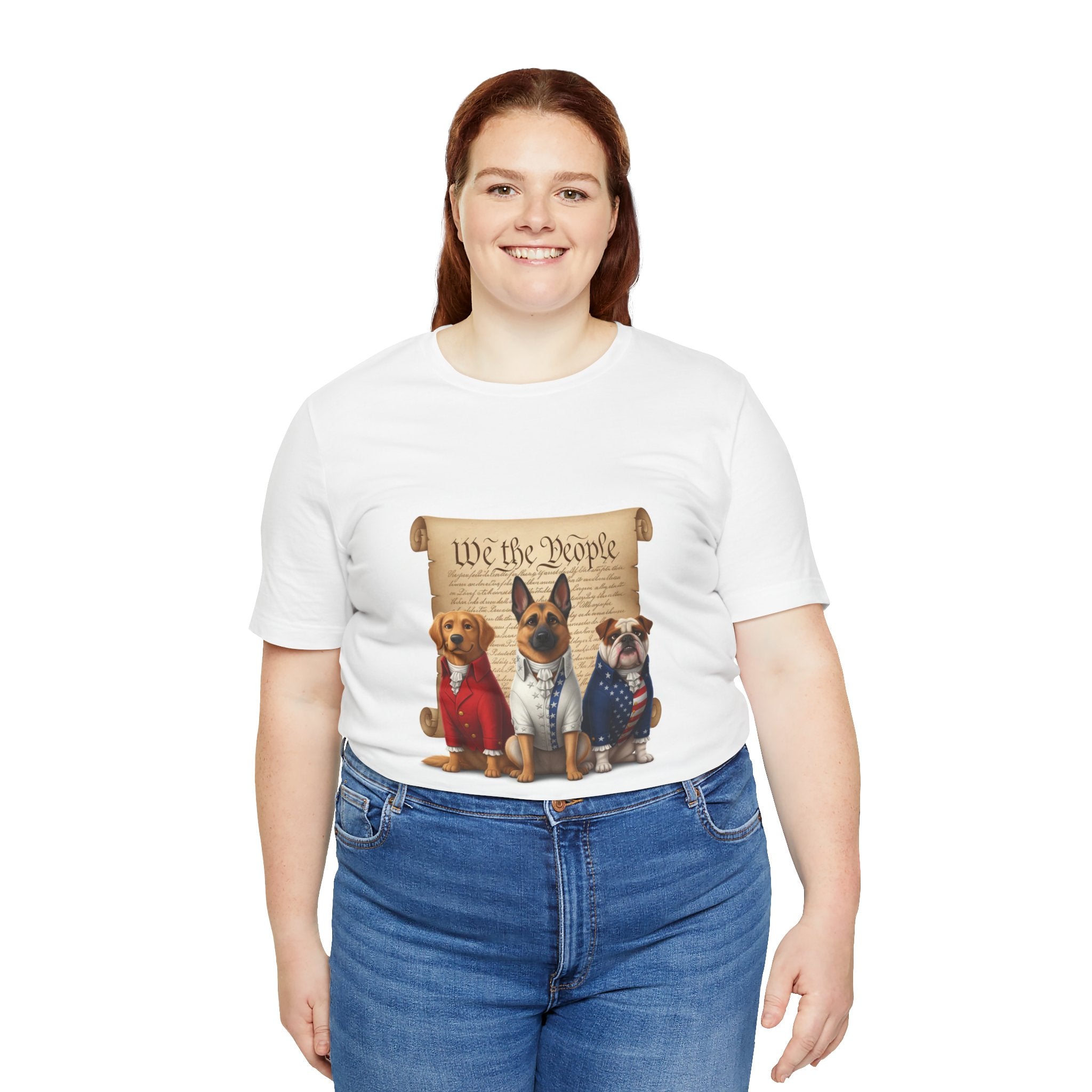 Patriotic 'We the People' Dogs Tee