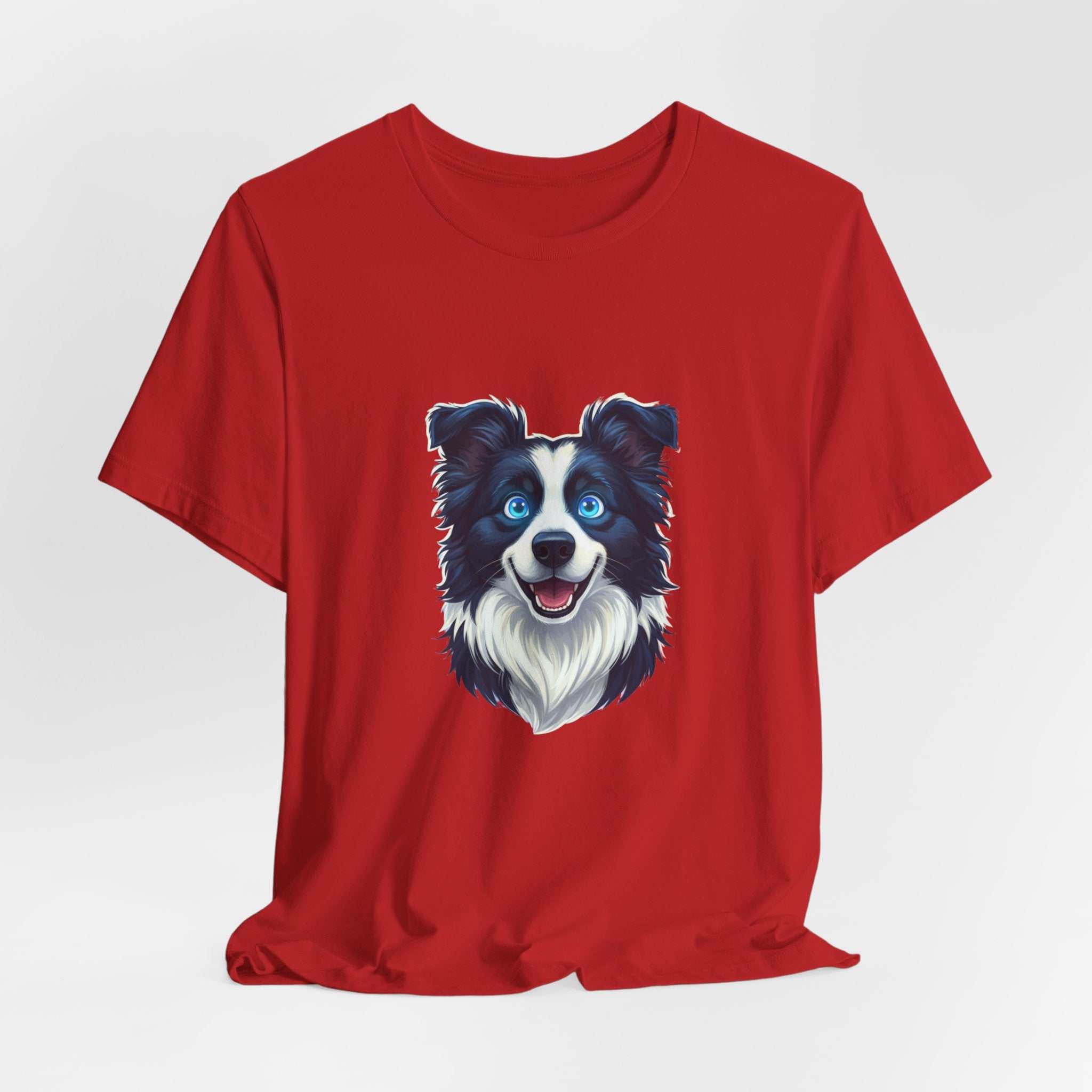 Border Collie Portrait Tee — Dog Lover Shirt