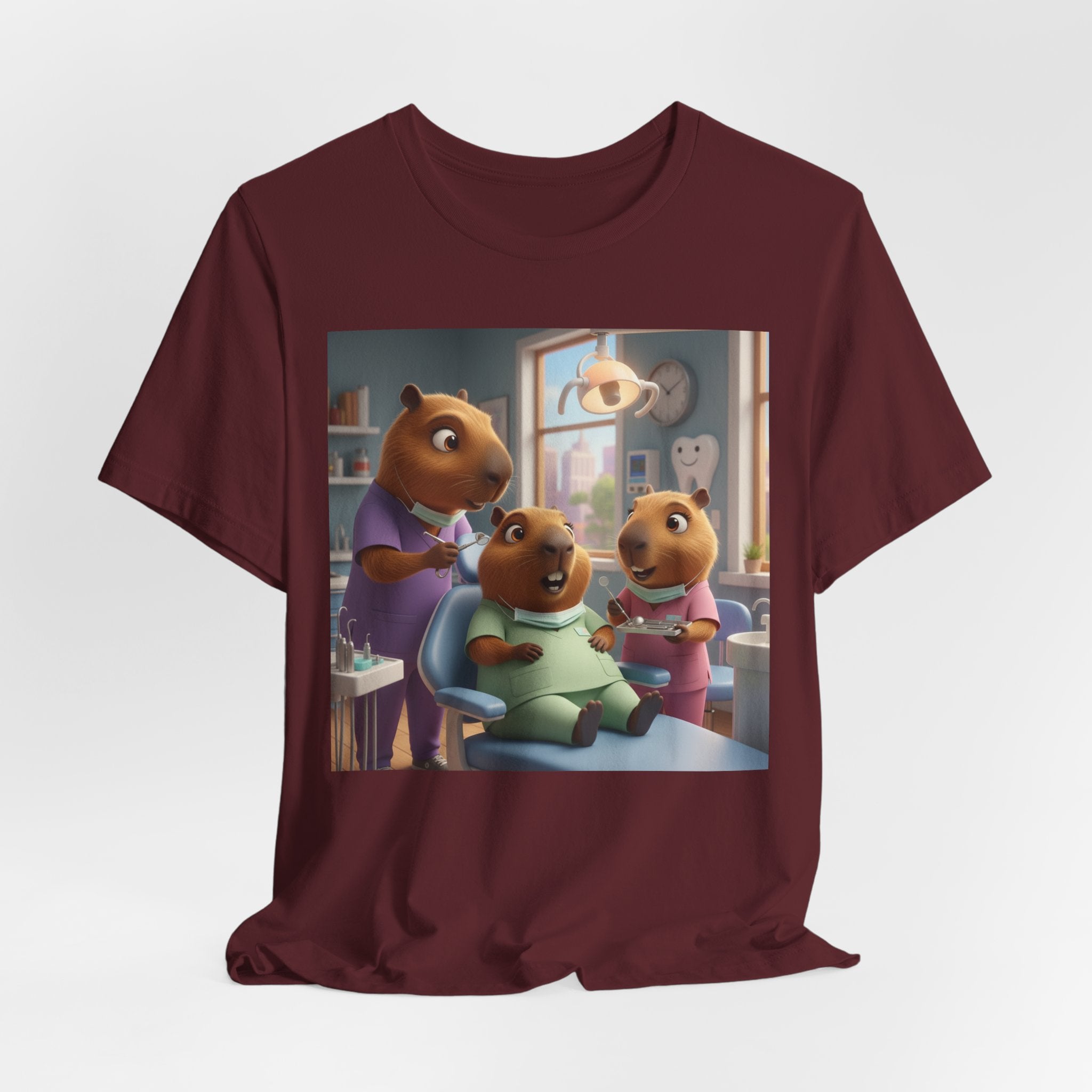 Capybara Dentist Scene T‑Shirt