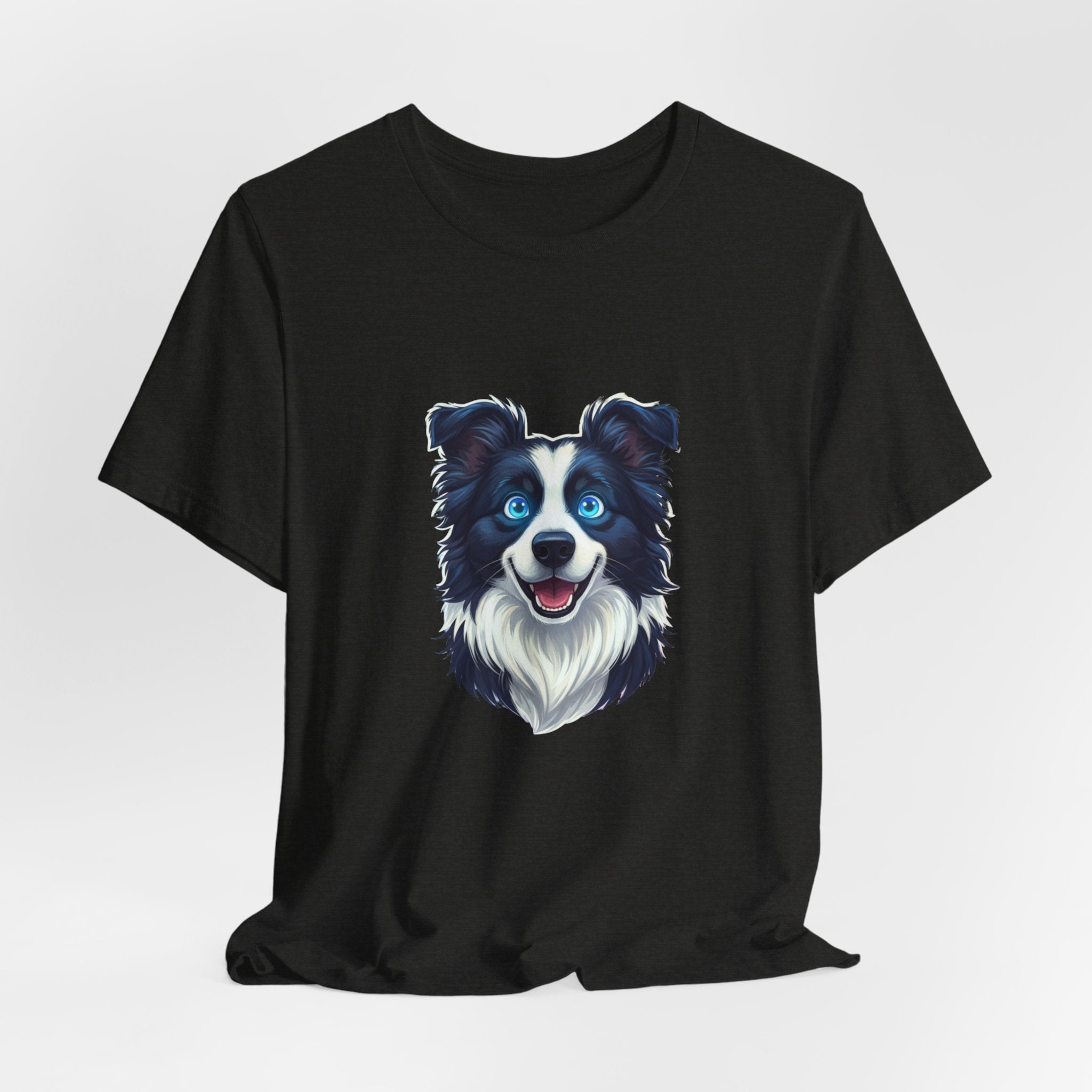 Border Collie Portrait Tee — Dog Lover Shirt