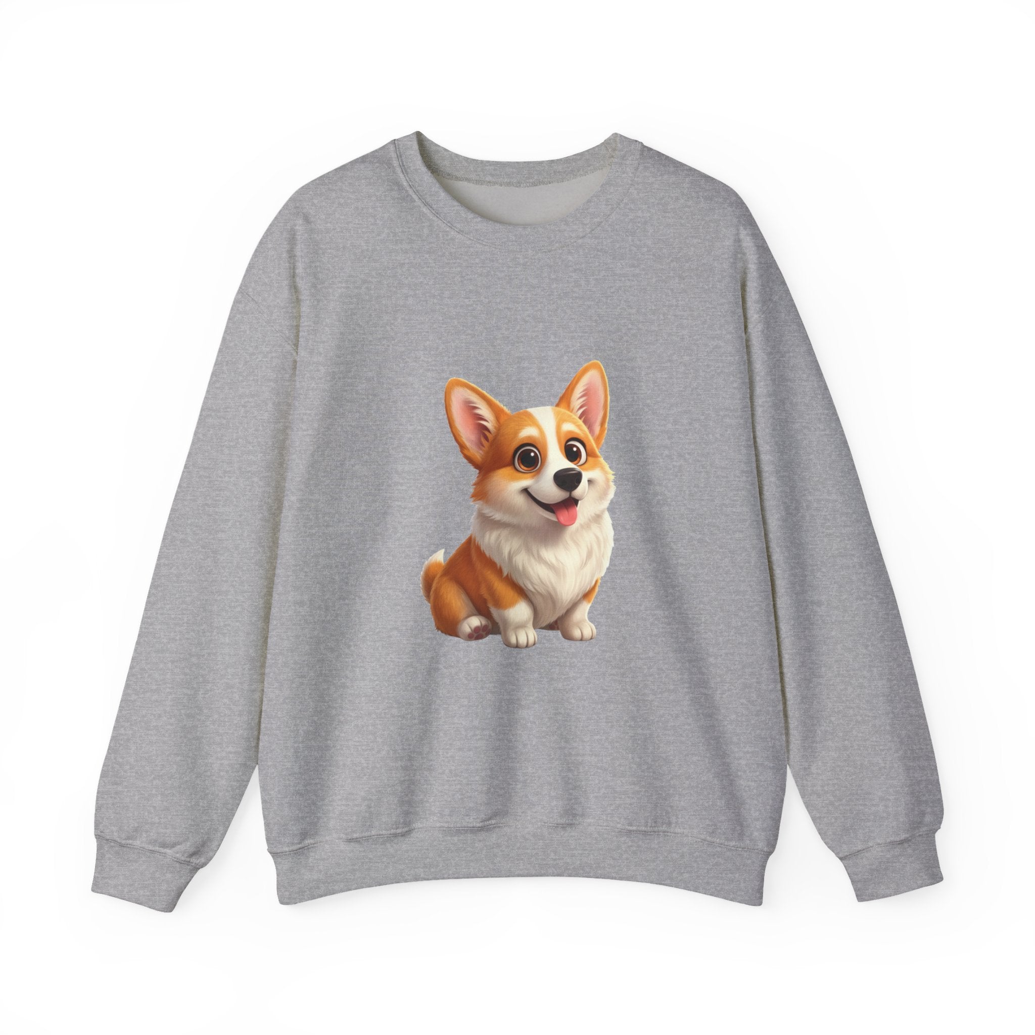 Corgi Crewneck Sweatshirt — Cute Cartoon Pembroke Corgi Pullover