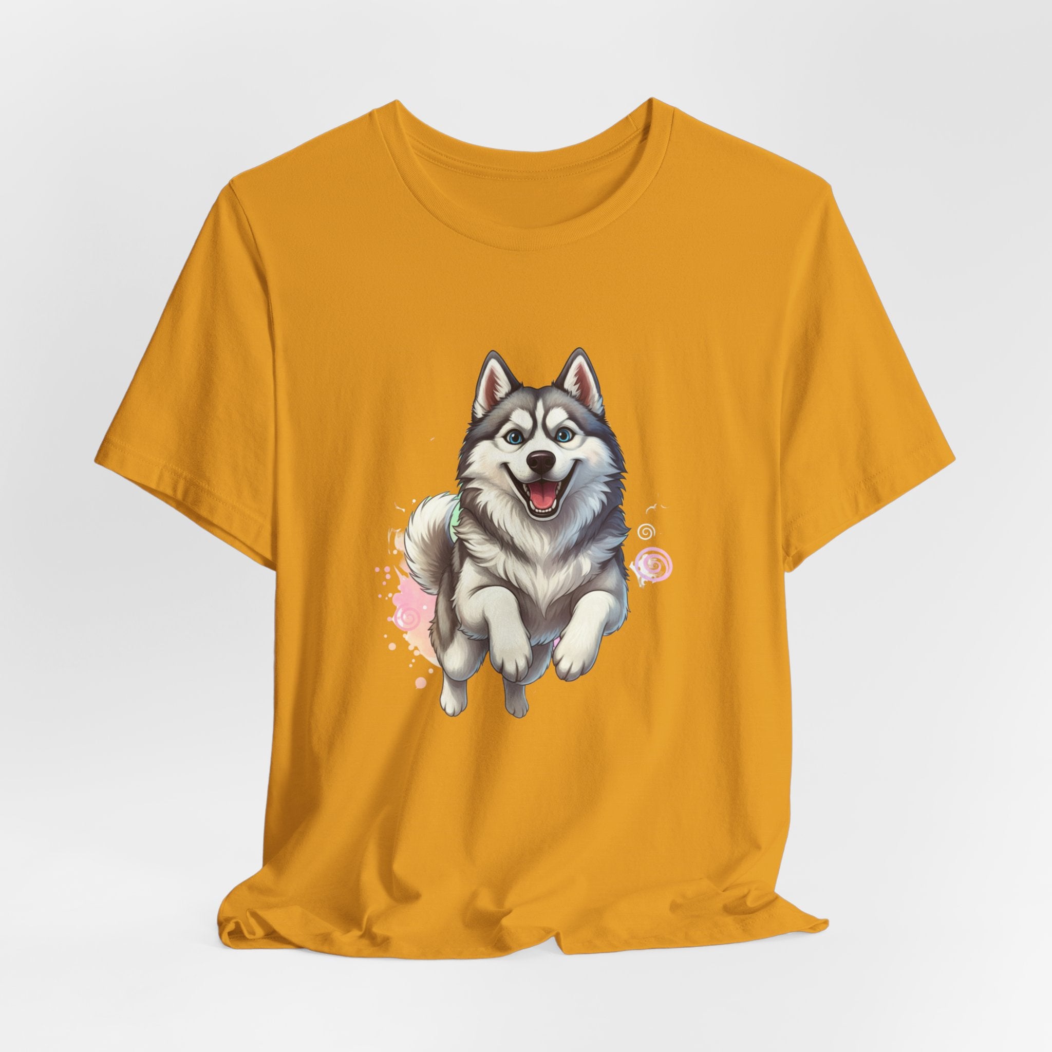 Husky T‑Shirt — Cute Alaskan Malamute Dog Tee