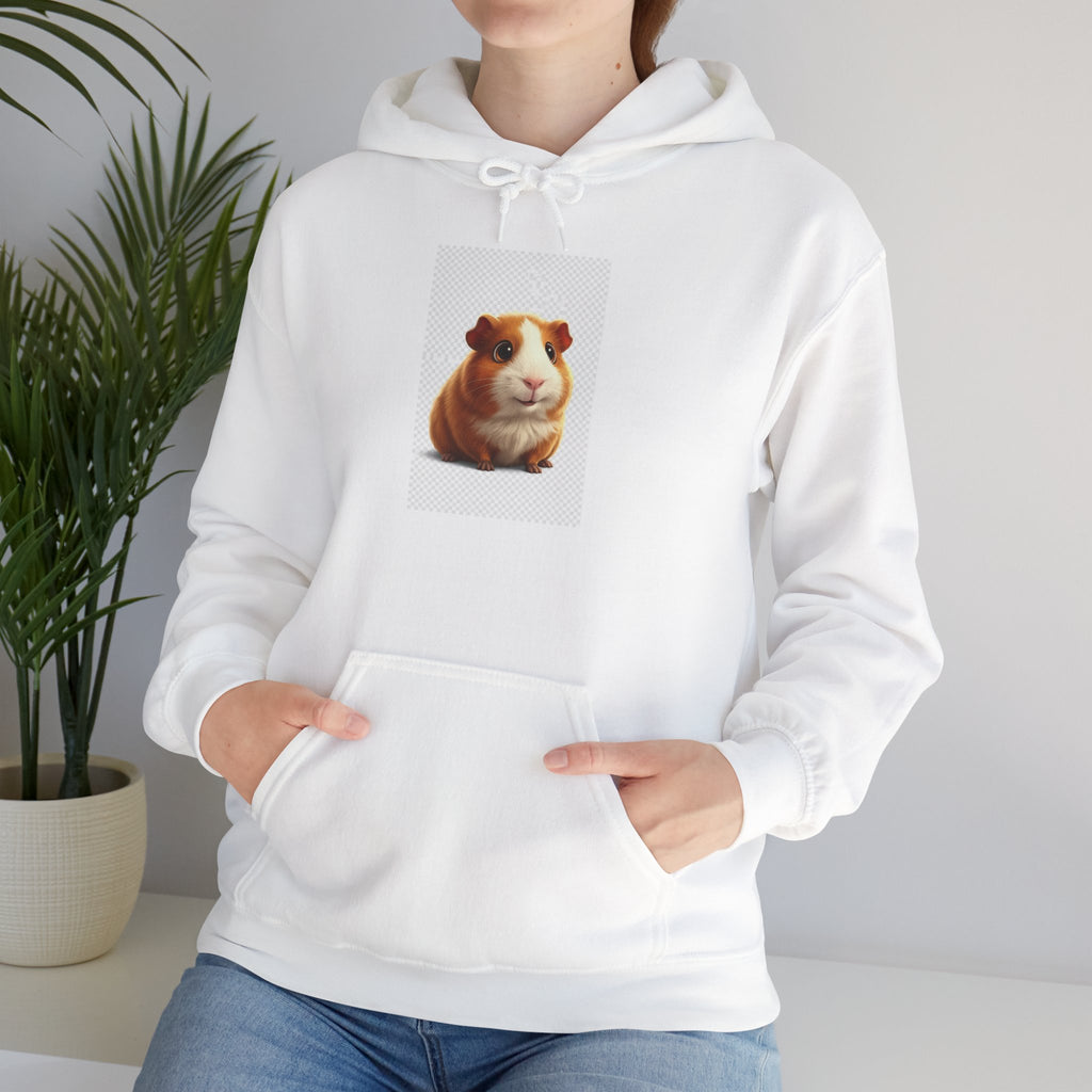 Guinea Pig Portrait Hoodie - Cute Pet Art Hoodie