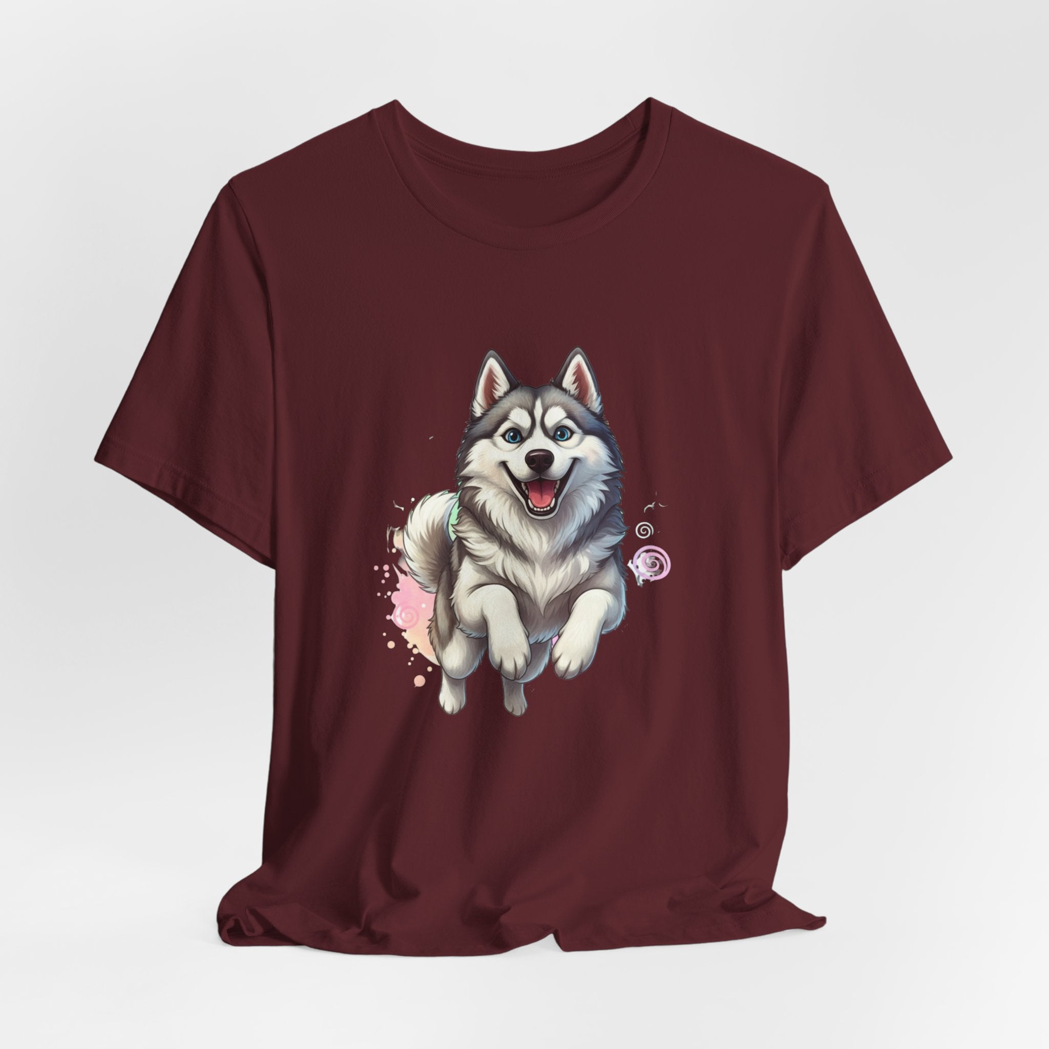 Husky T‑Shirt — Cute Alaskan Malamute Dog Tee