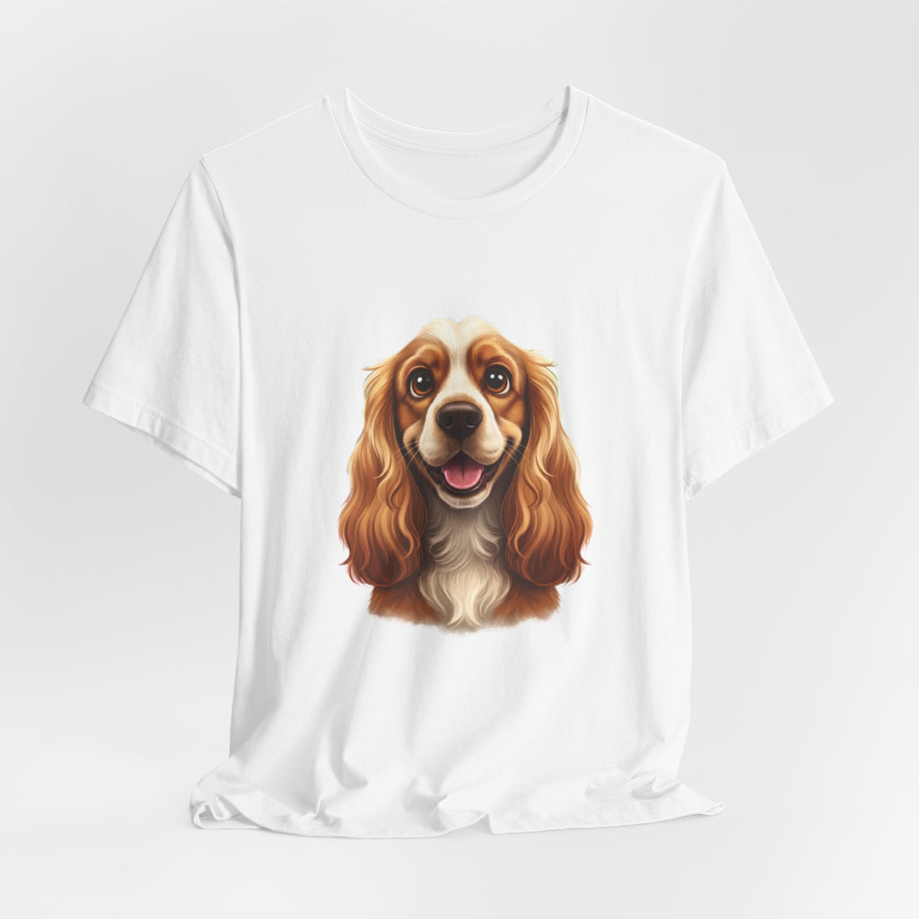 Cavalier King Charles Spaniel Portrait Tee - Cute Dog Lover T-Shirt