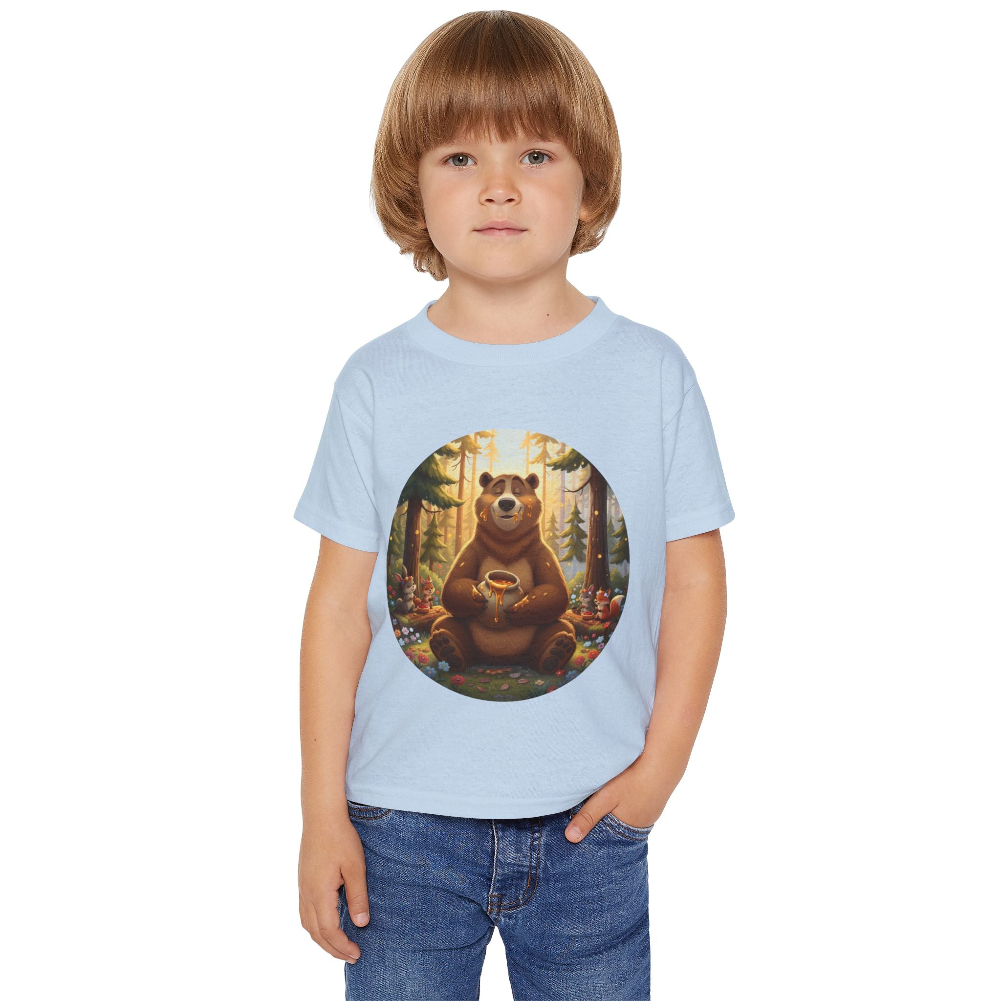 Hulabuloo — Bear — Forest Party Toddler T-Shirt