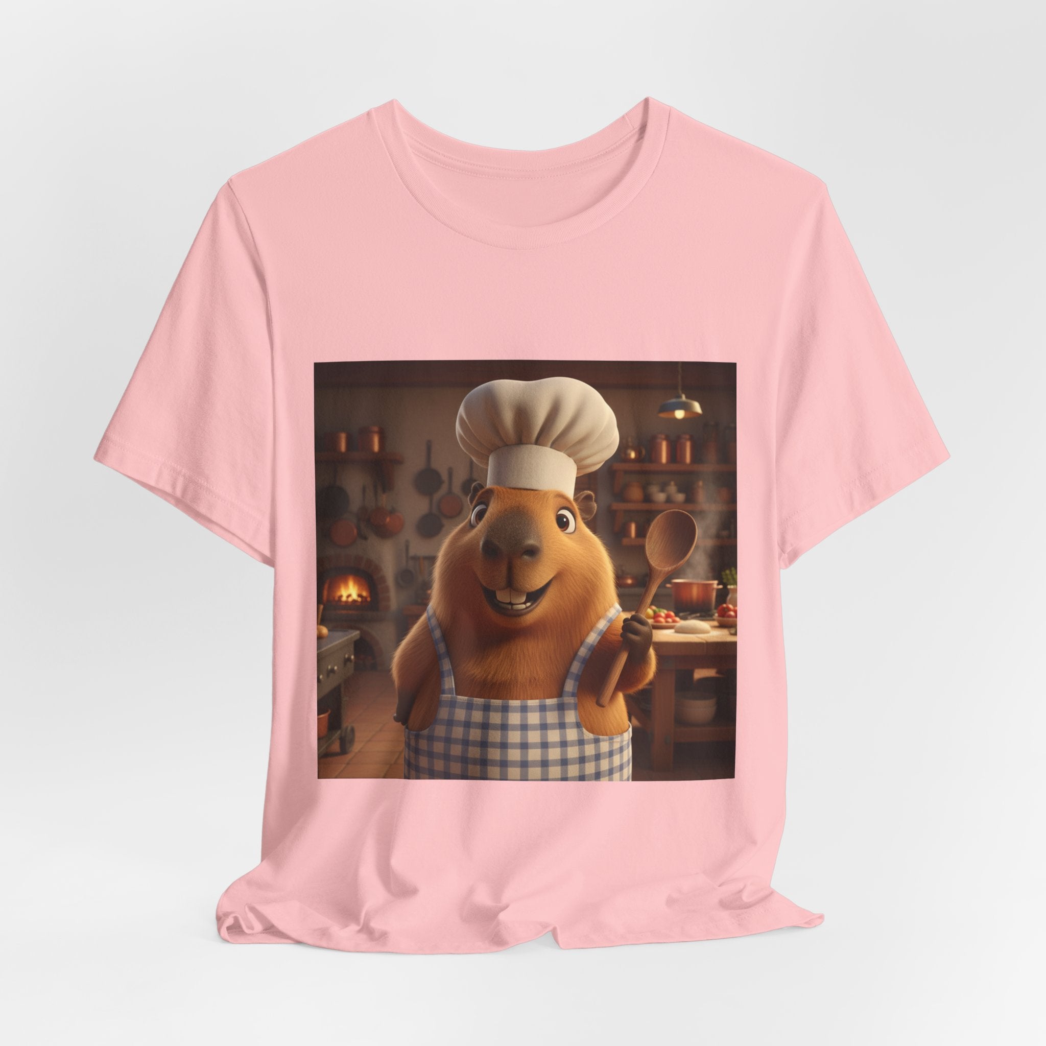 Capybara Chef T‑Shirt — Cute Capybara Chef Cooking Kitchen Tee