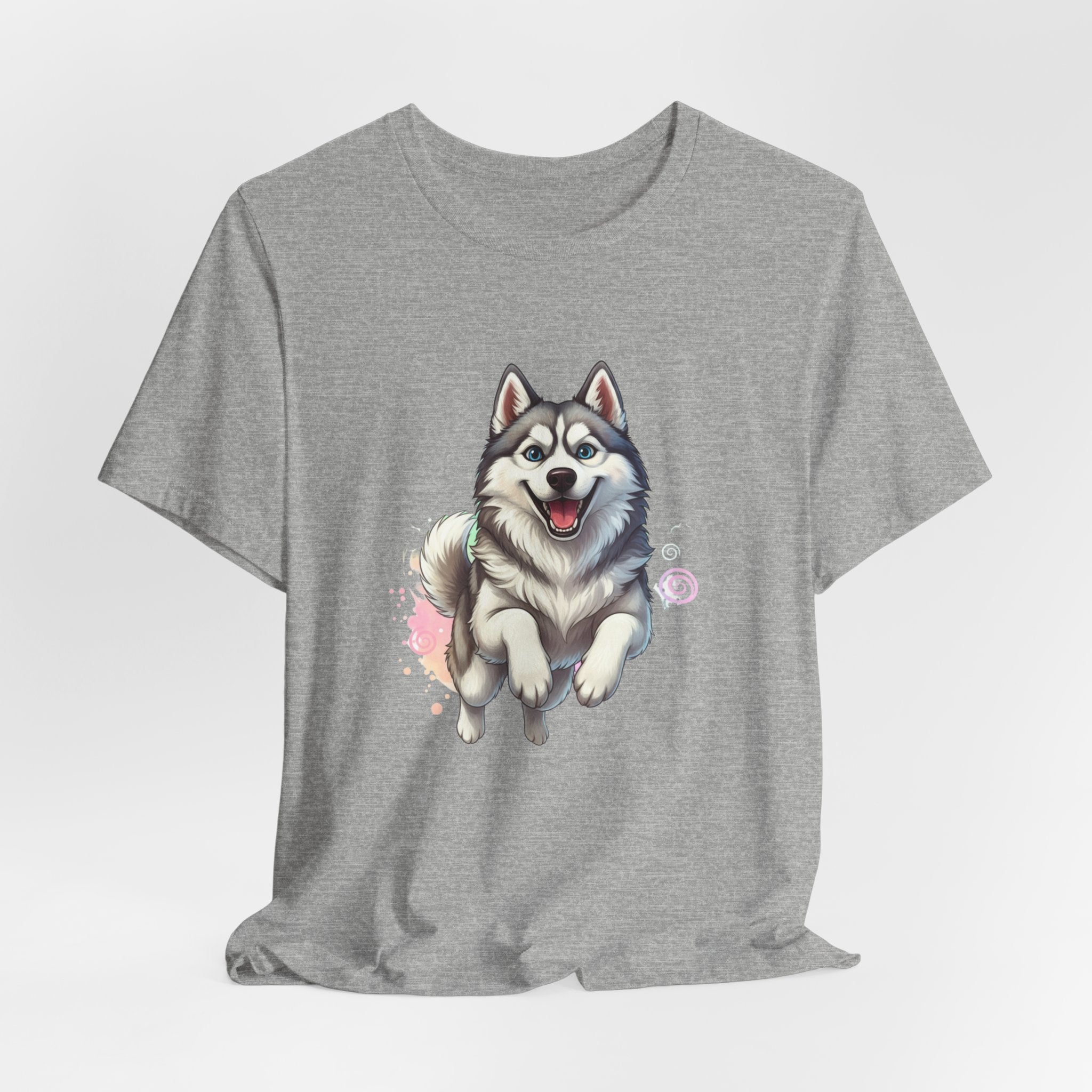 Husky T‑Shirt — Cute Alaskan Malamute Dog Tee