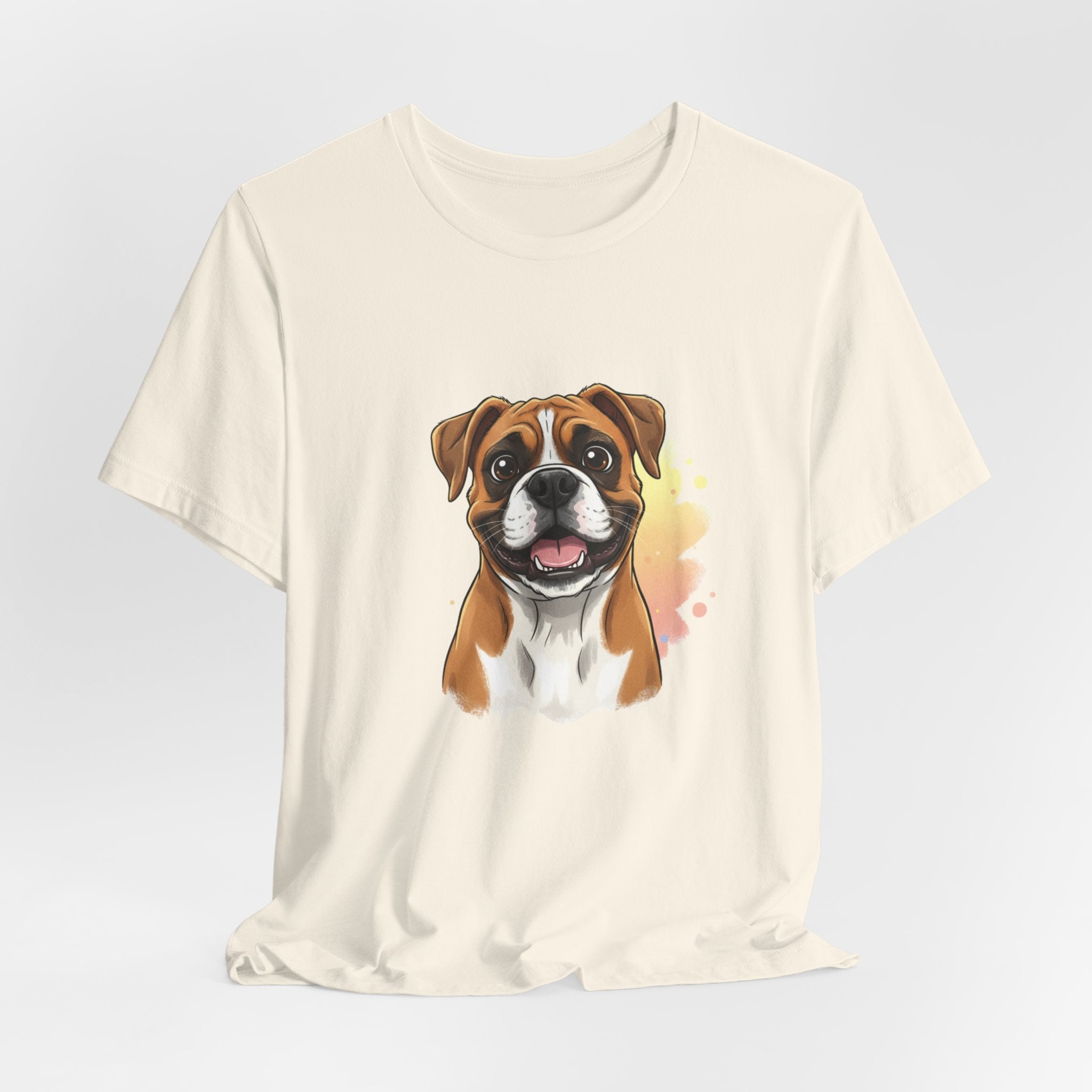 Boxer Dog T-Shirt — Cute Happy Boxer Portrait Tee