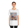 Patriotic Guinea Pig Tee – USA Flag, Fireworks & 3 Cute Guinea Pigs