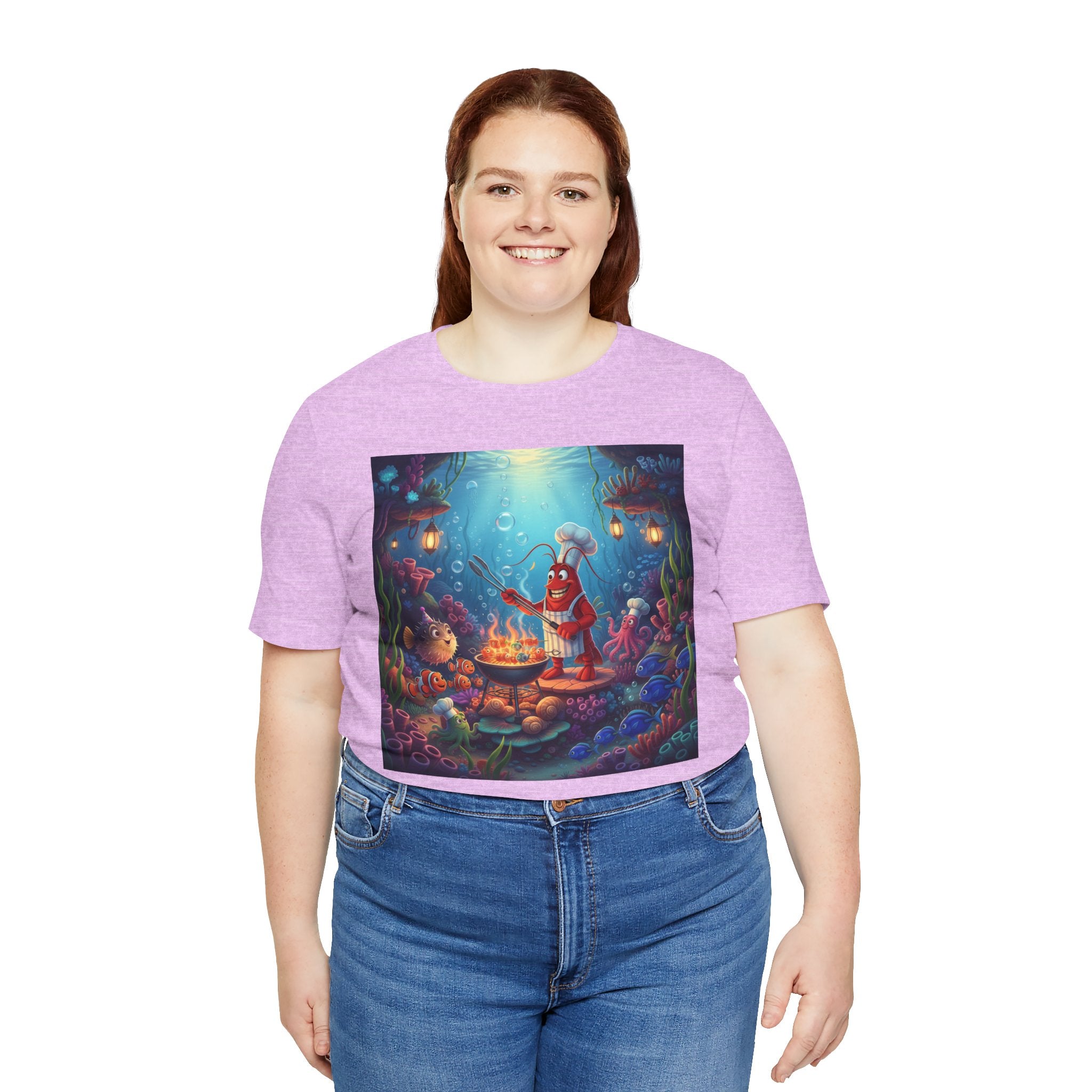 Underwater Creature Scene T-Shirt — Sea Creature Party Tee