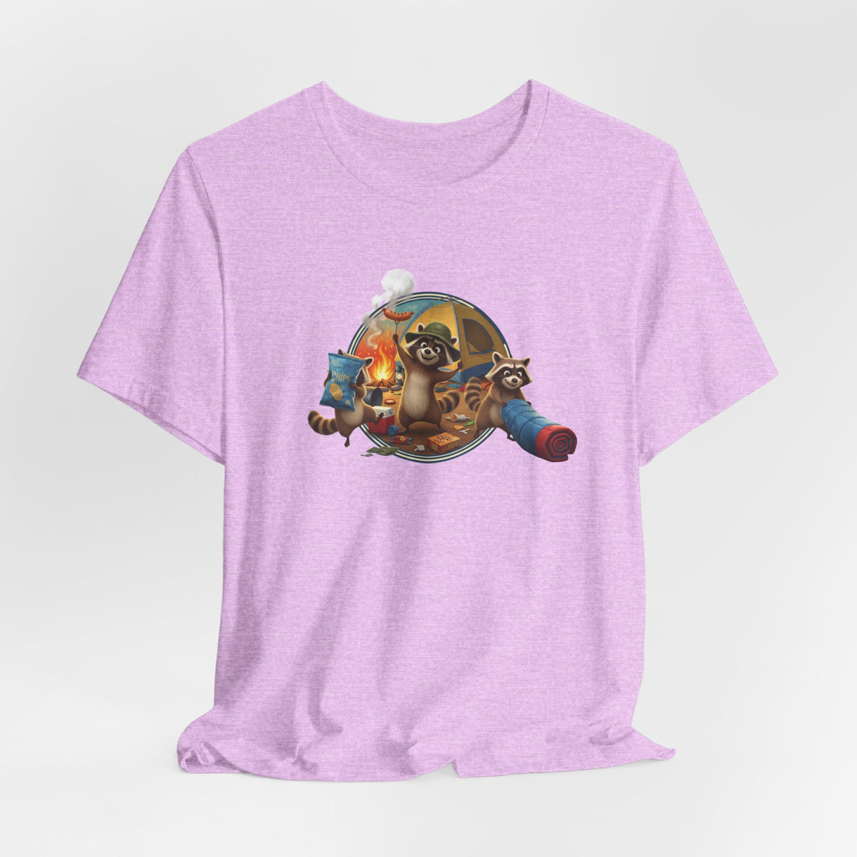 Raccoon Raiding the Camp Graphic Tee