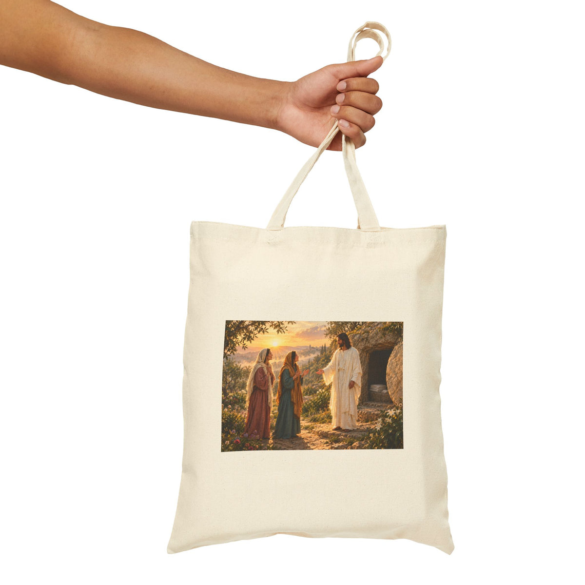 Hulabuloo — Resurrection & Last Supper — Bible Tote Bag