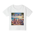 Tweets Toddler T-Shirt — Cute Beach Party 'SUMMER' Graphic (Kids Vacation & Playdate Tee)