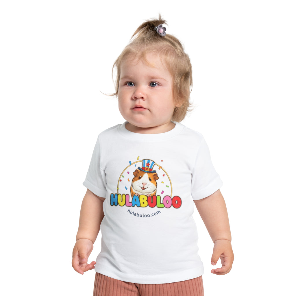 Baby T-Shirt — Colorful Cute 'HULABULOO' Chester Graphic Tee