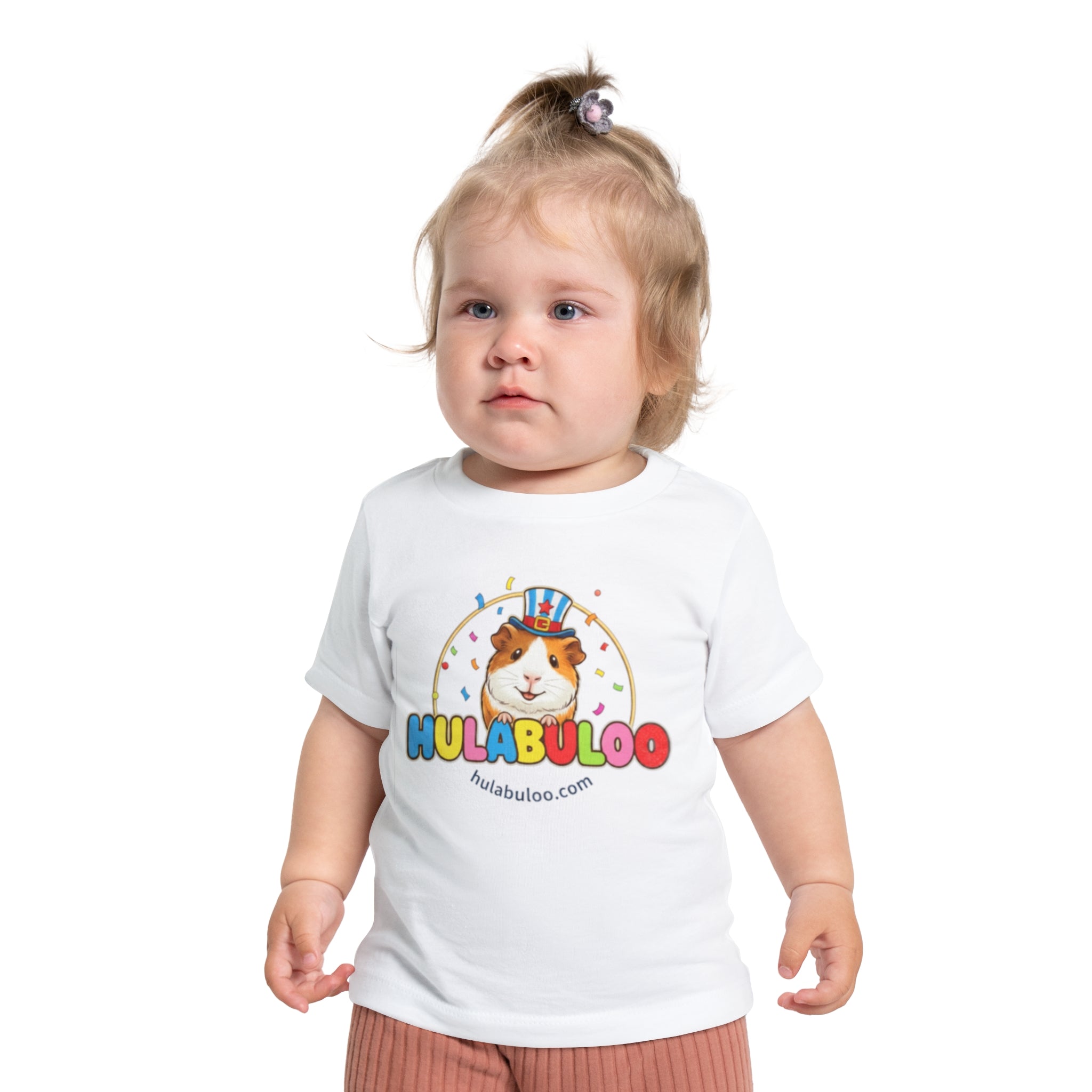 Baby T-Shirt — Colorful Cute 'HULABULOO' Chester Graphic Tee