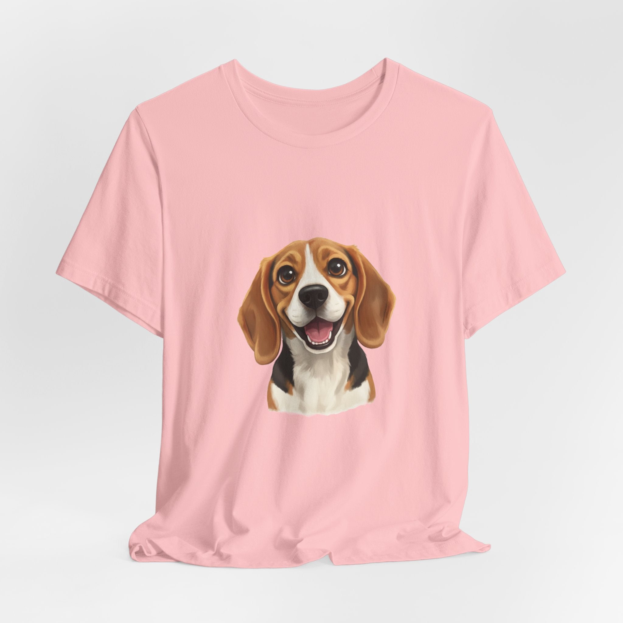 Beagle Portrait T‑Shirt — Cute Happy Dog Tee for Pet Lovers