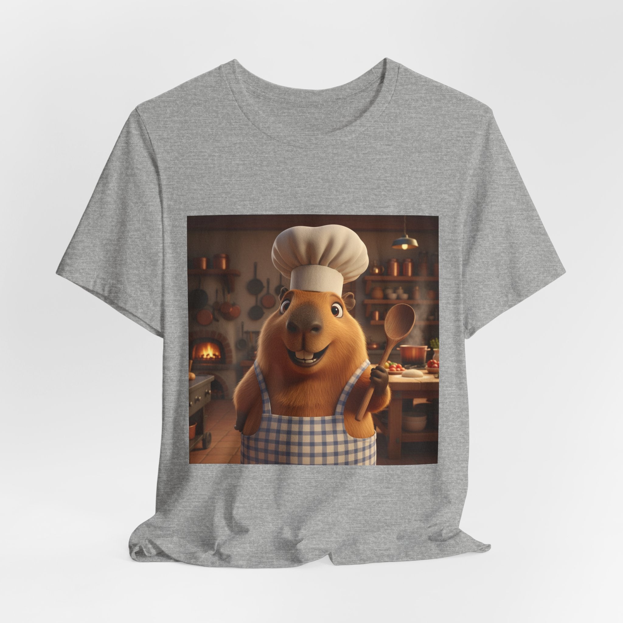 Capybara Chef T‑Shirt — Cute Capybara Chef Cooking Kitchen Tee