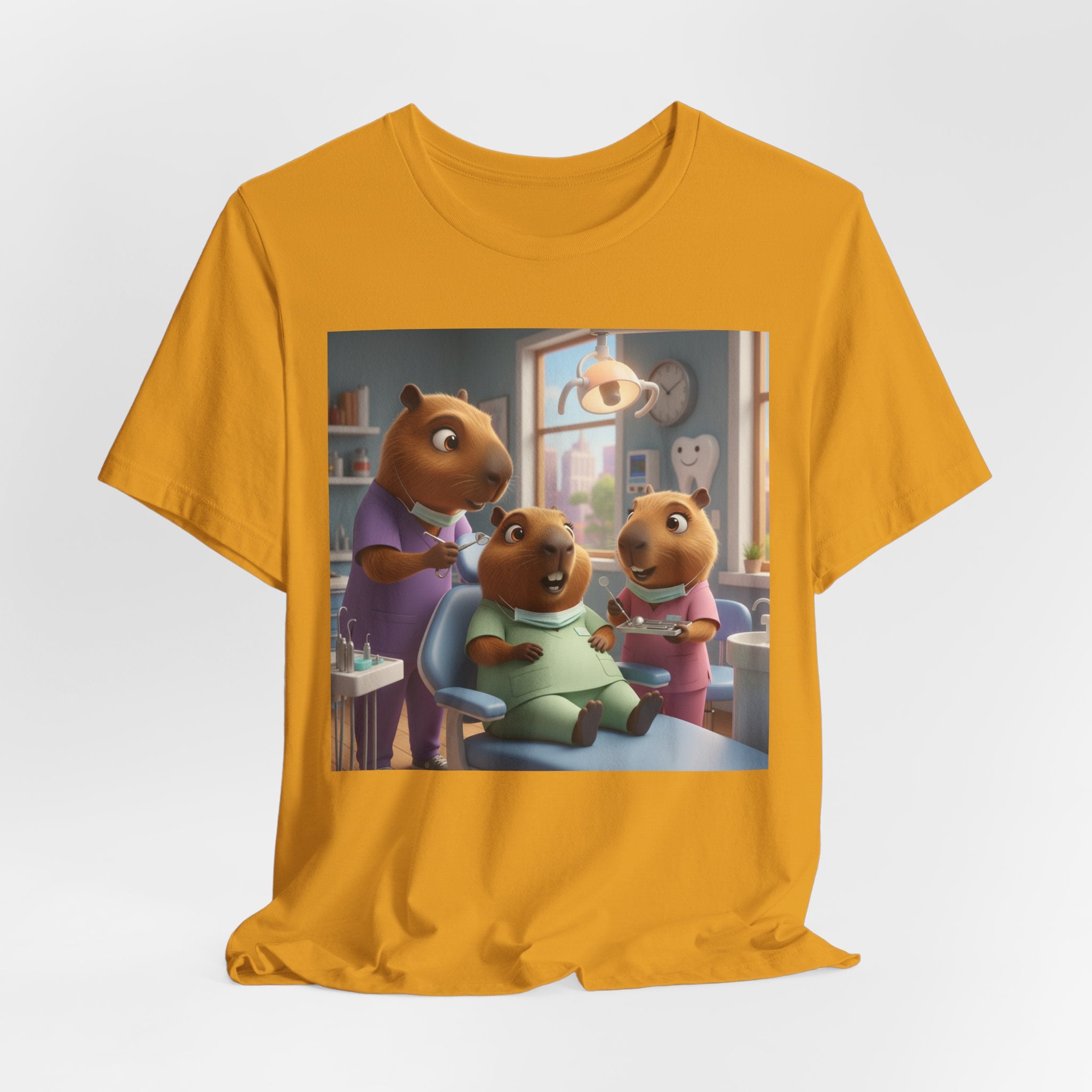 Capybara Dentist Scene T‑Shirt