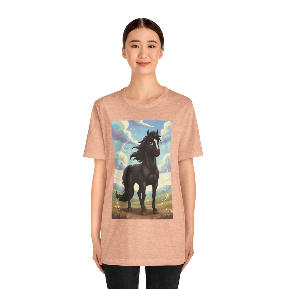 Horse — Kiger Mustang — Jet Black — T-Shirt