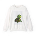 Turtle Sweatshirt – Adorable Green Turtle Crewneck