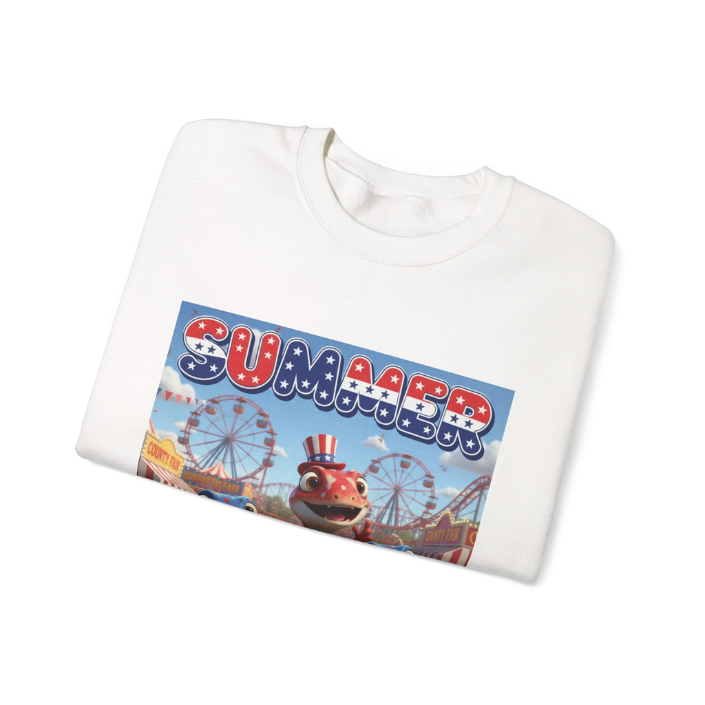Lizard Family — 4th of July Carnival — Crewneck Sweatshirt